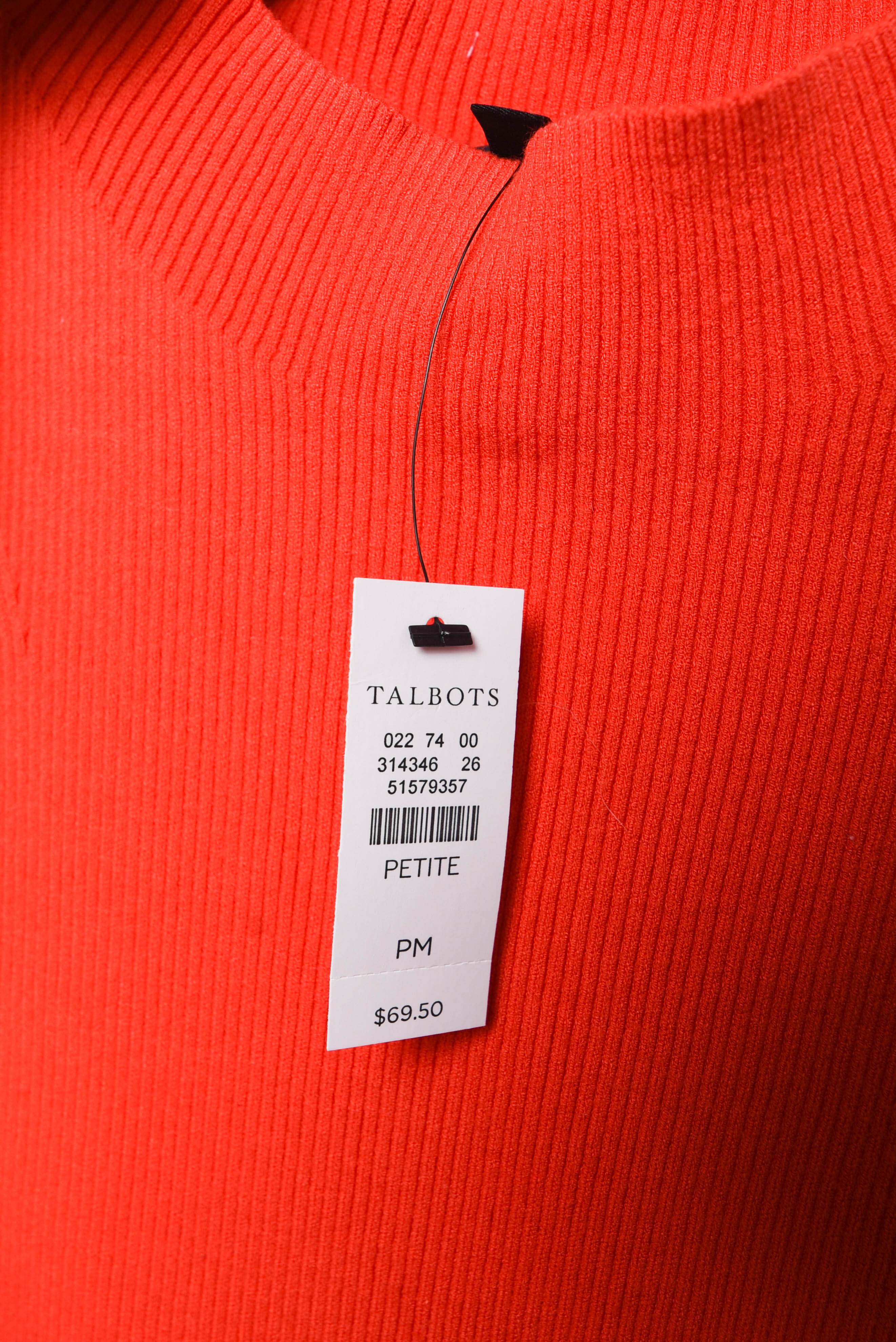 Top tejido coral Talbots