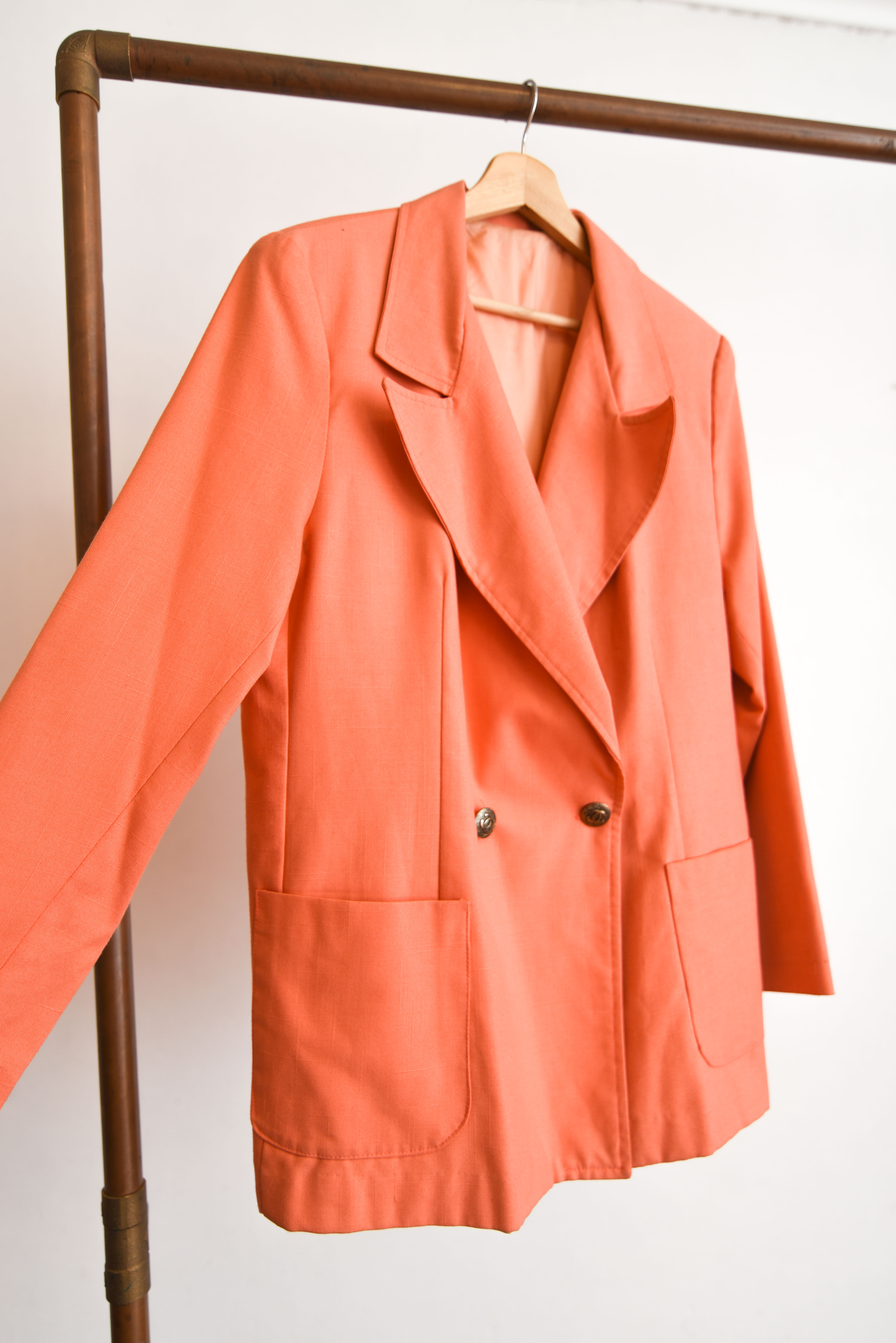 Blazer naranjo vintage made in Chile