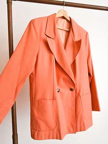 Blazer naranjo vintage made in Chile