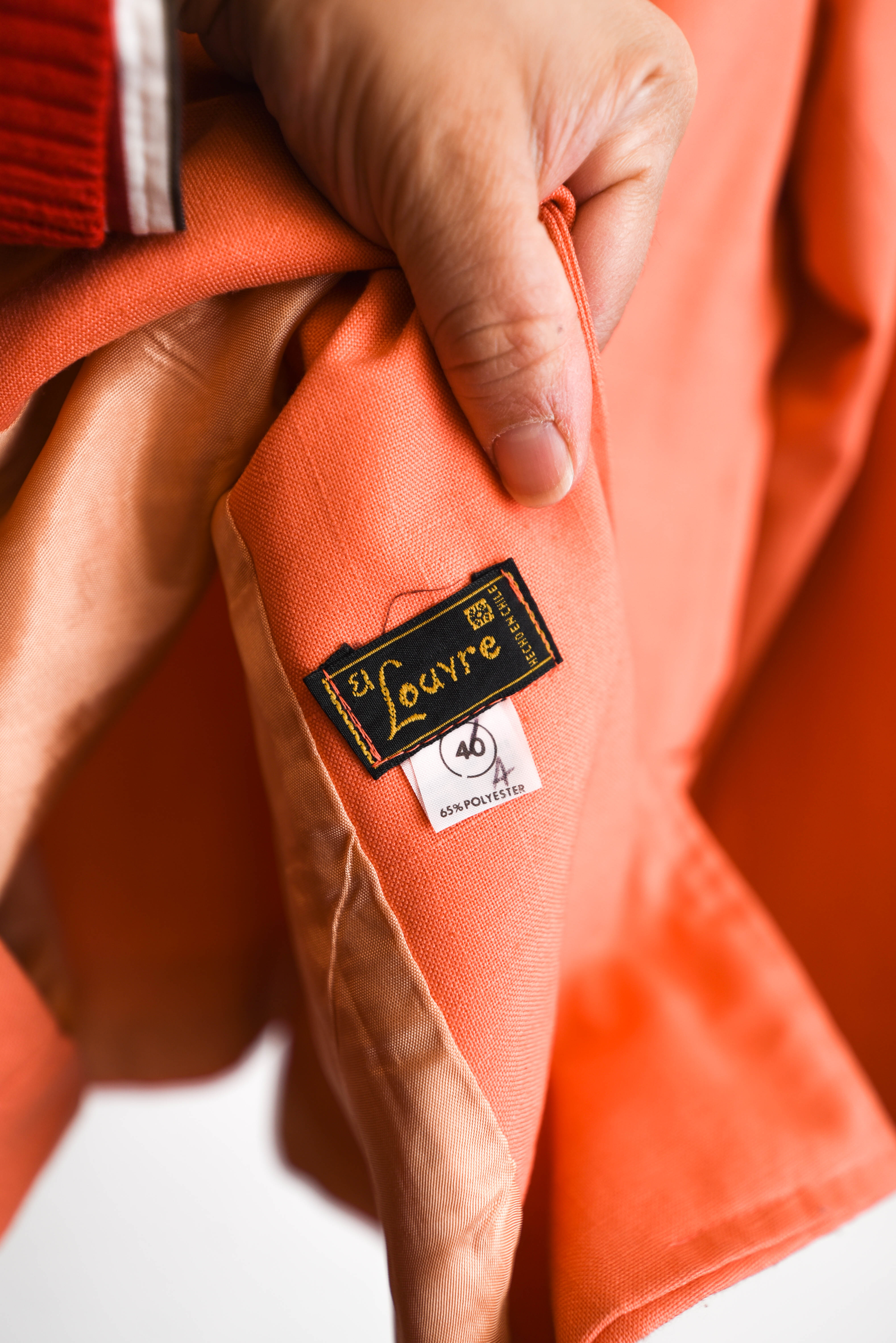 Blazer naranjo vintage made in Chile