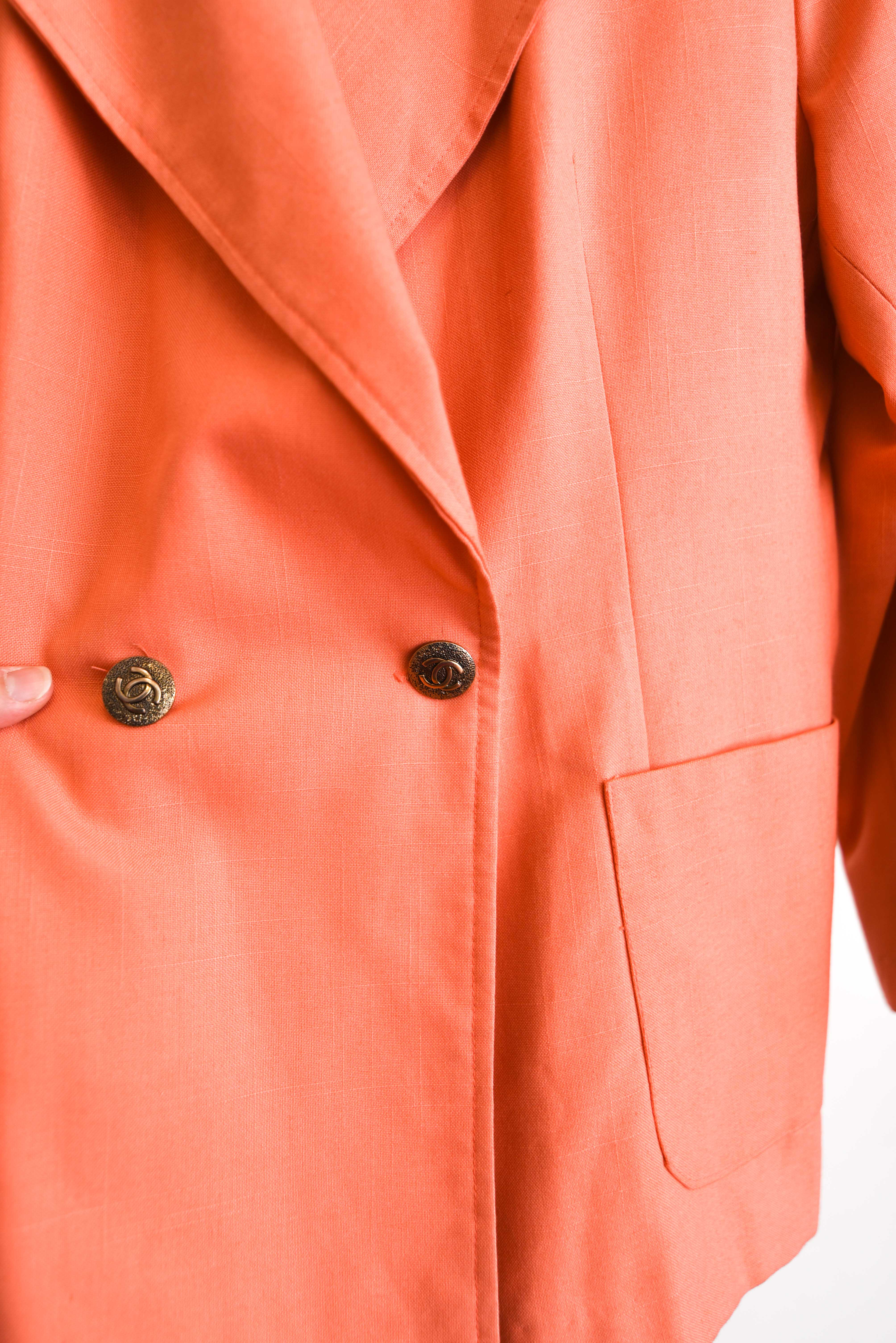 Blazer naranjo vintage made in Chile