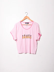 Babytee 90s rosada plus size