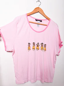 Babytee 90s rosada plus size