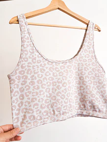 Top sporty animal print plus size