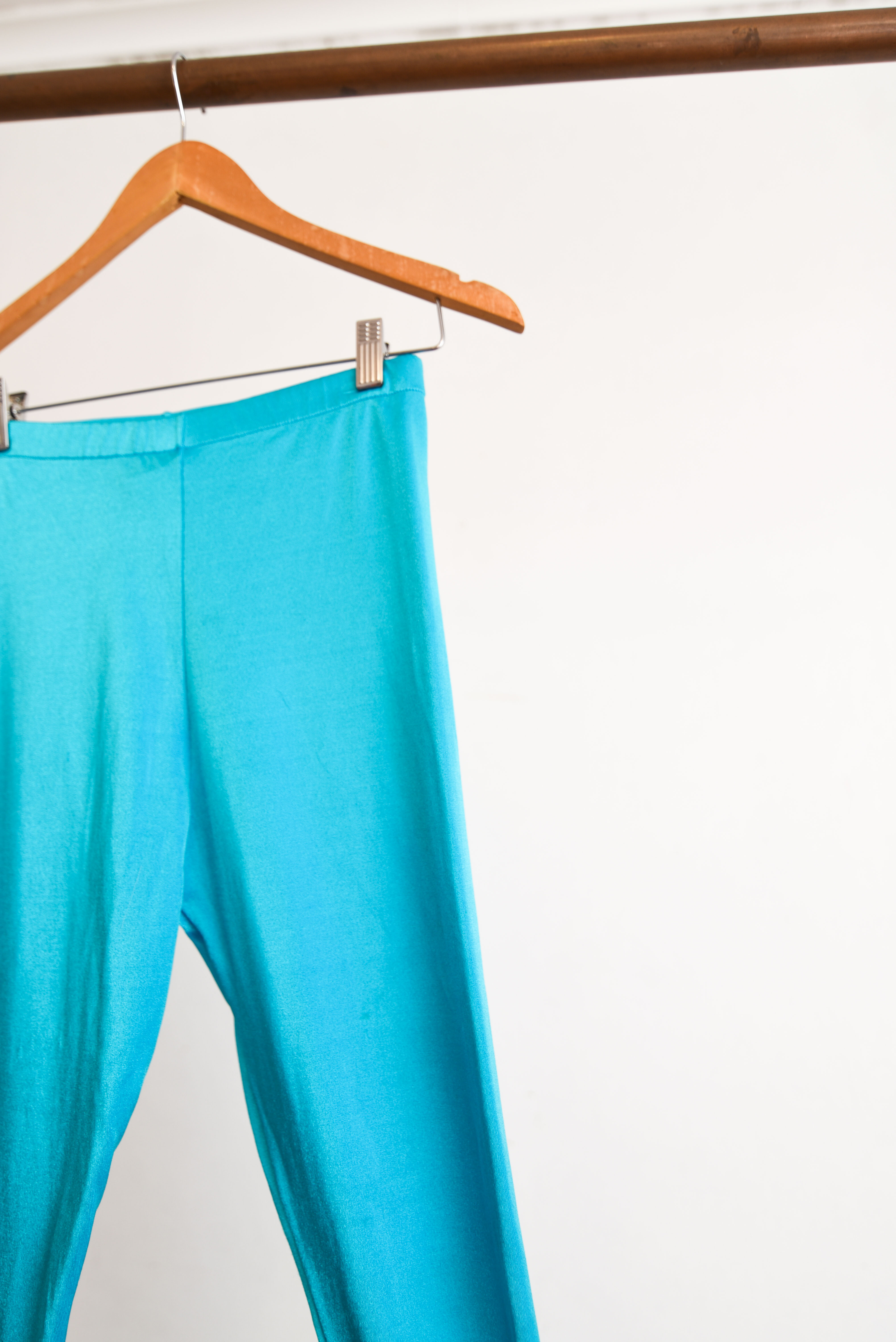 Calzas lycra celeste 80s Gitano