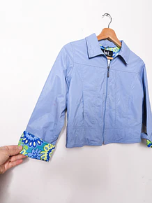 Chaqueta periwinkle y2k