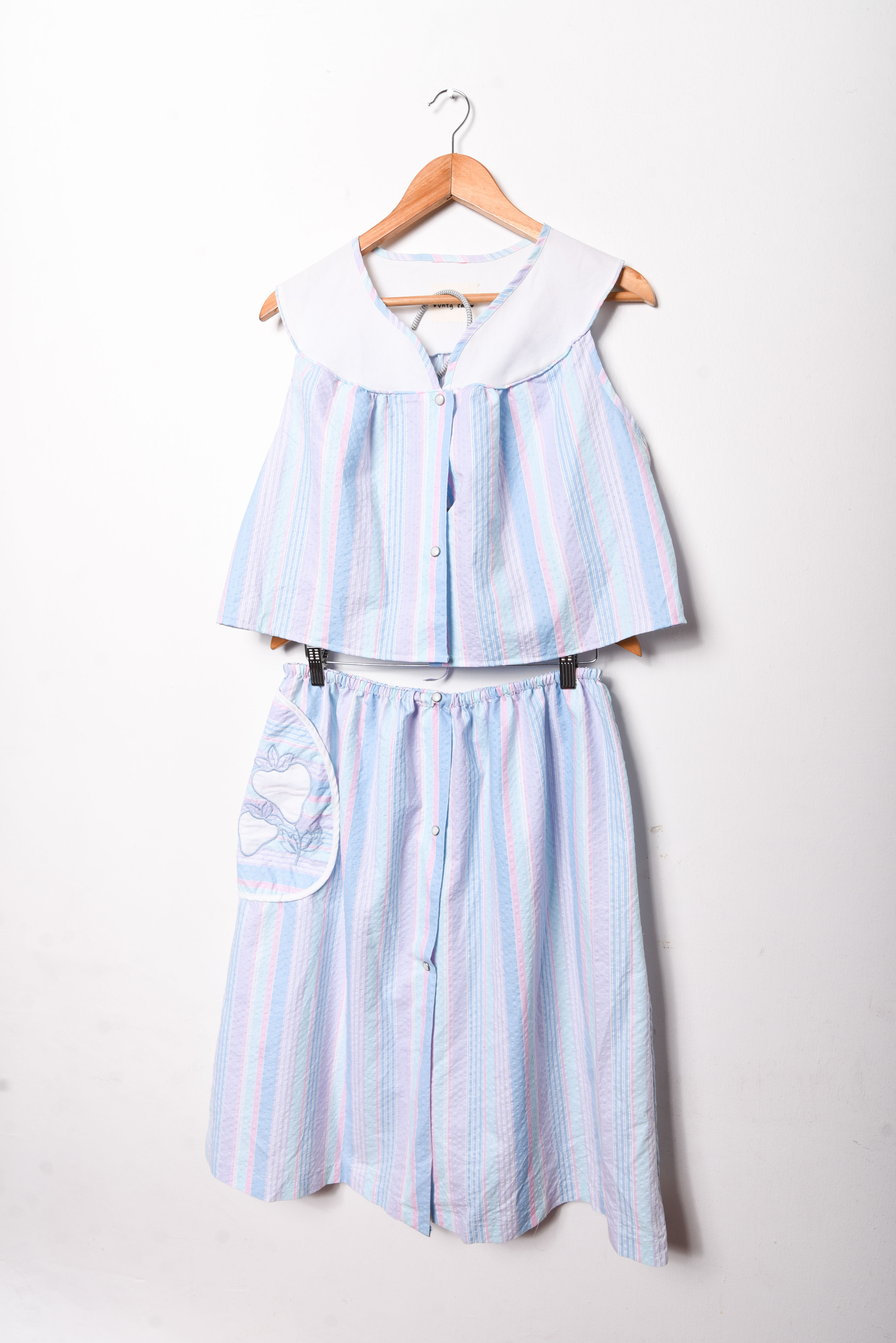 Conjunto reworked pastel Vntg Cat