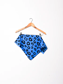 Pañuelo azulino animal print