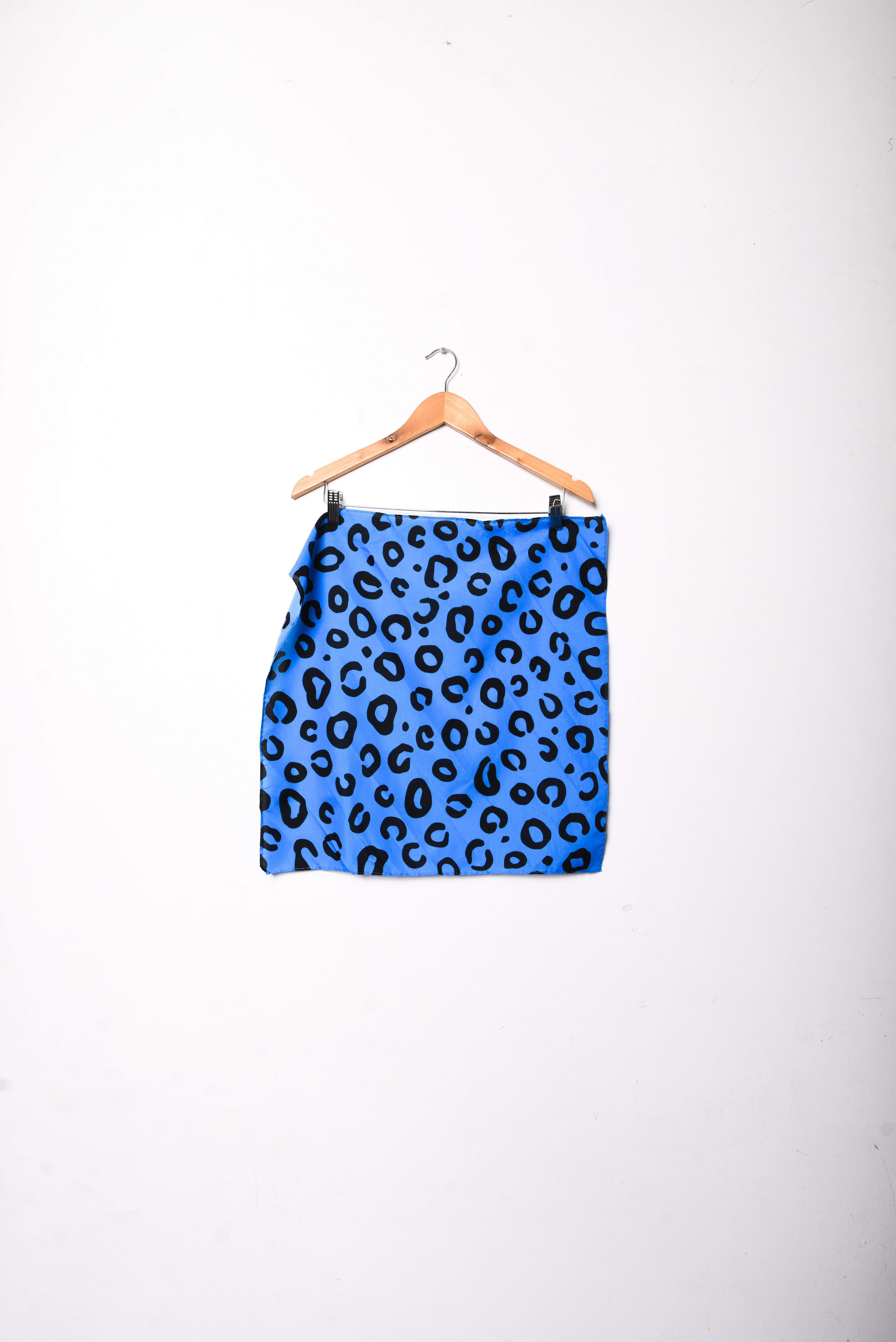 Pañuelo azulino animal print
