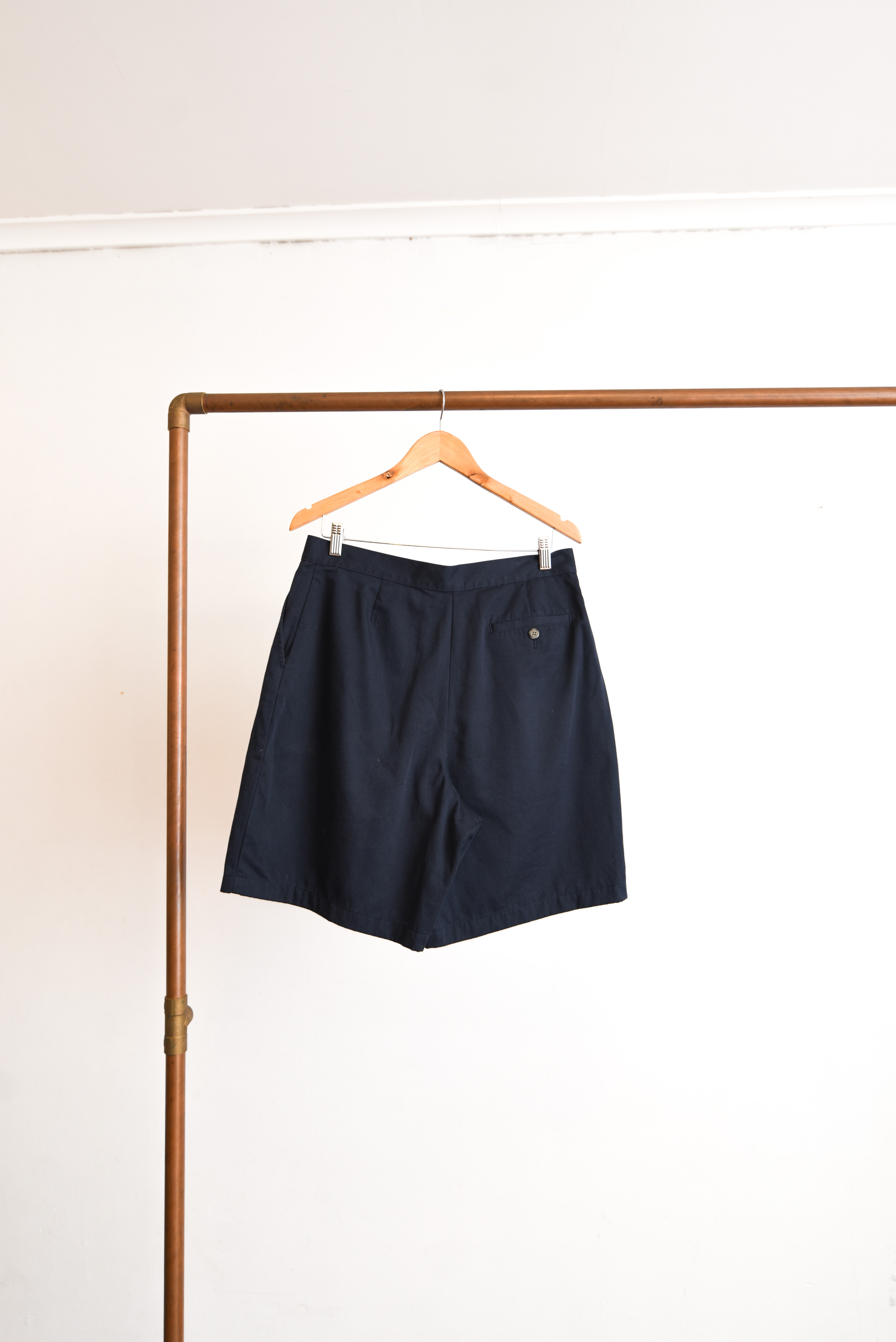 Falda-short navy LL Bean vintage