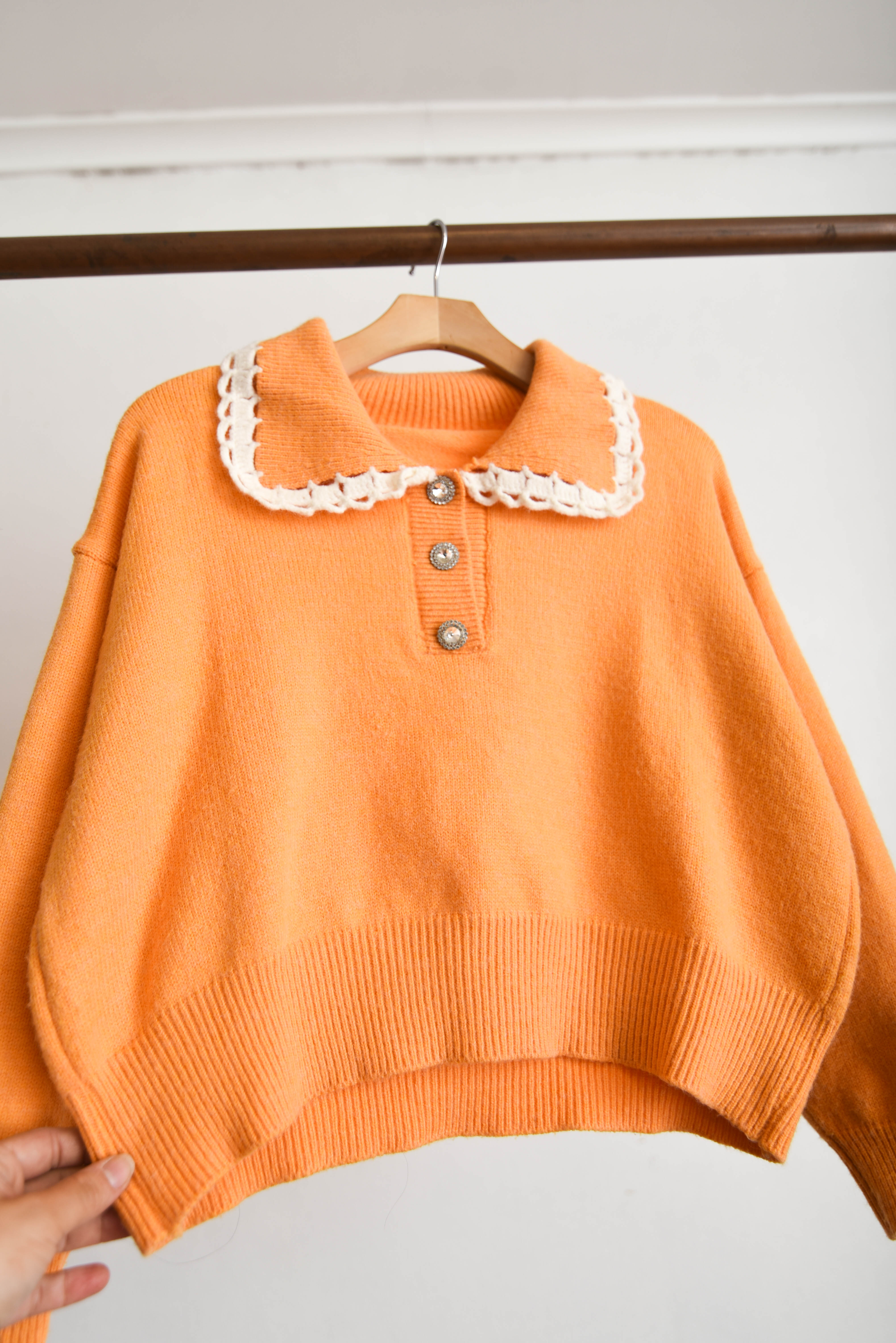 Chaleco tangerine cuellito