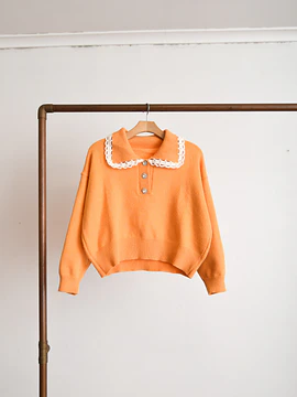 Chaleco tangerine cuellito