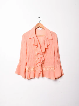Blusa naranja vuelos y2k