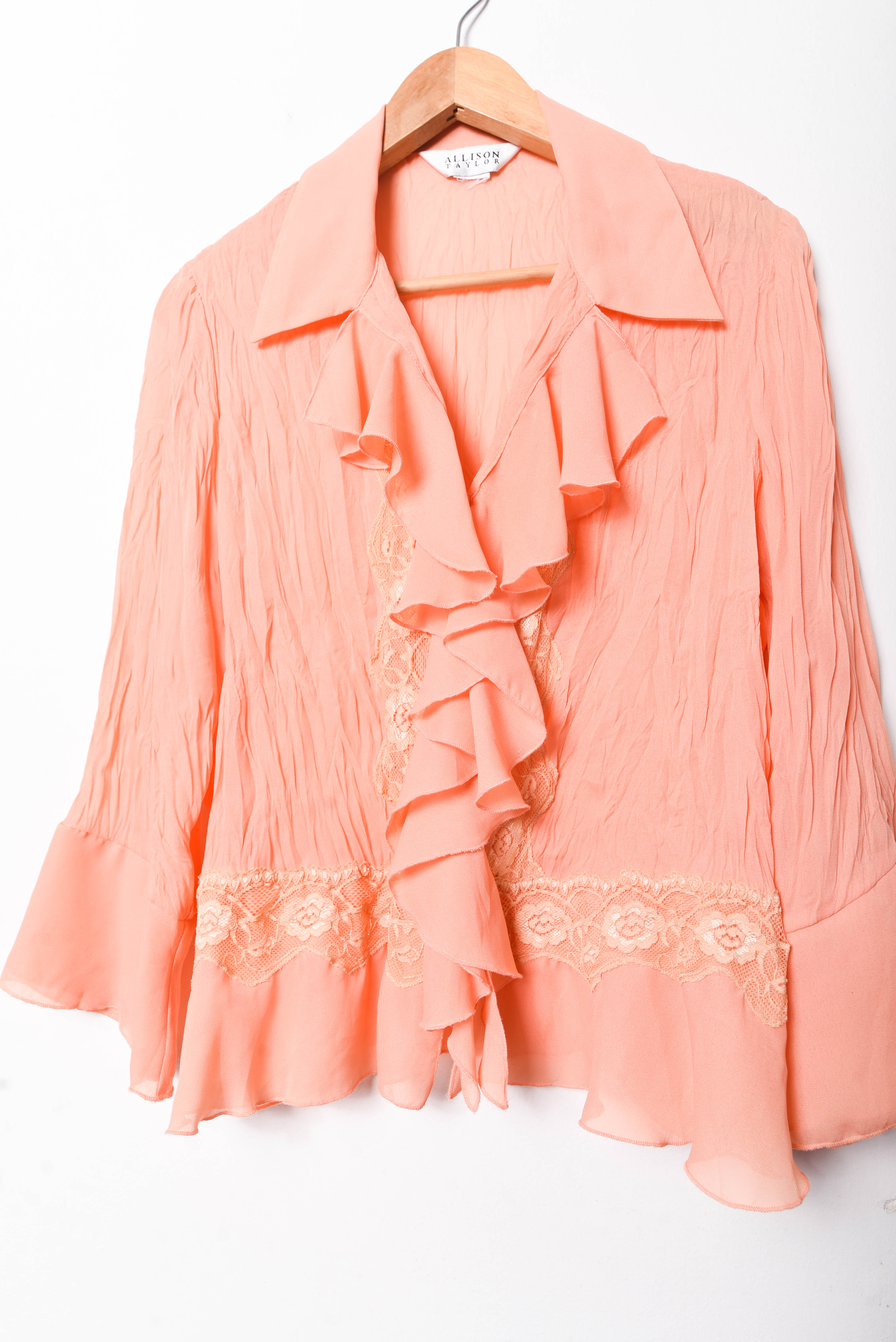 Blusa naranja vuelos y2k