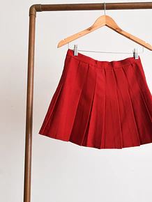Falda roja American Apparel
