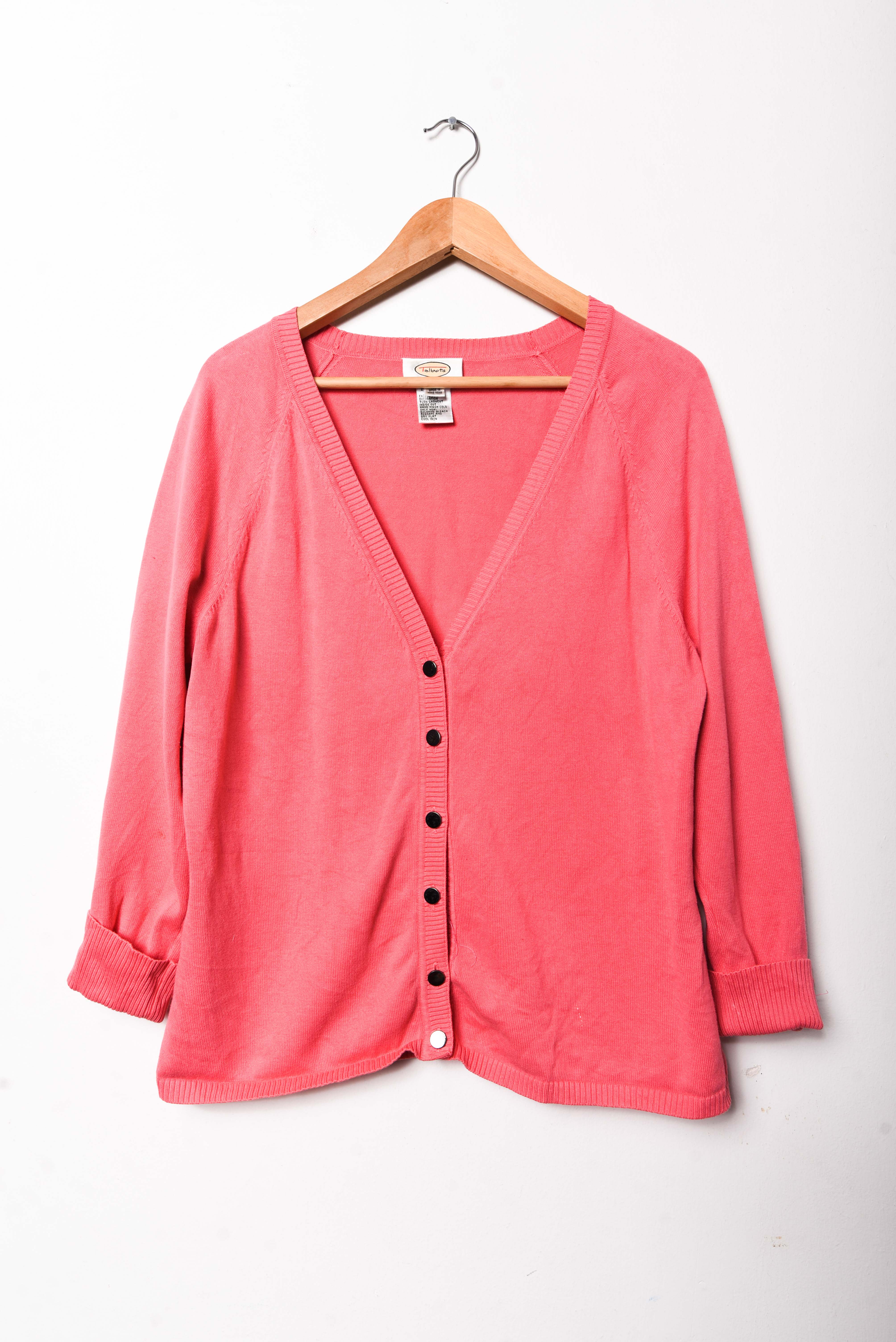 Cardigan coral botones