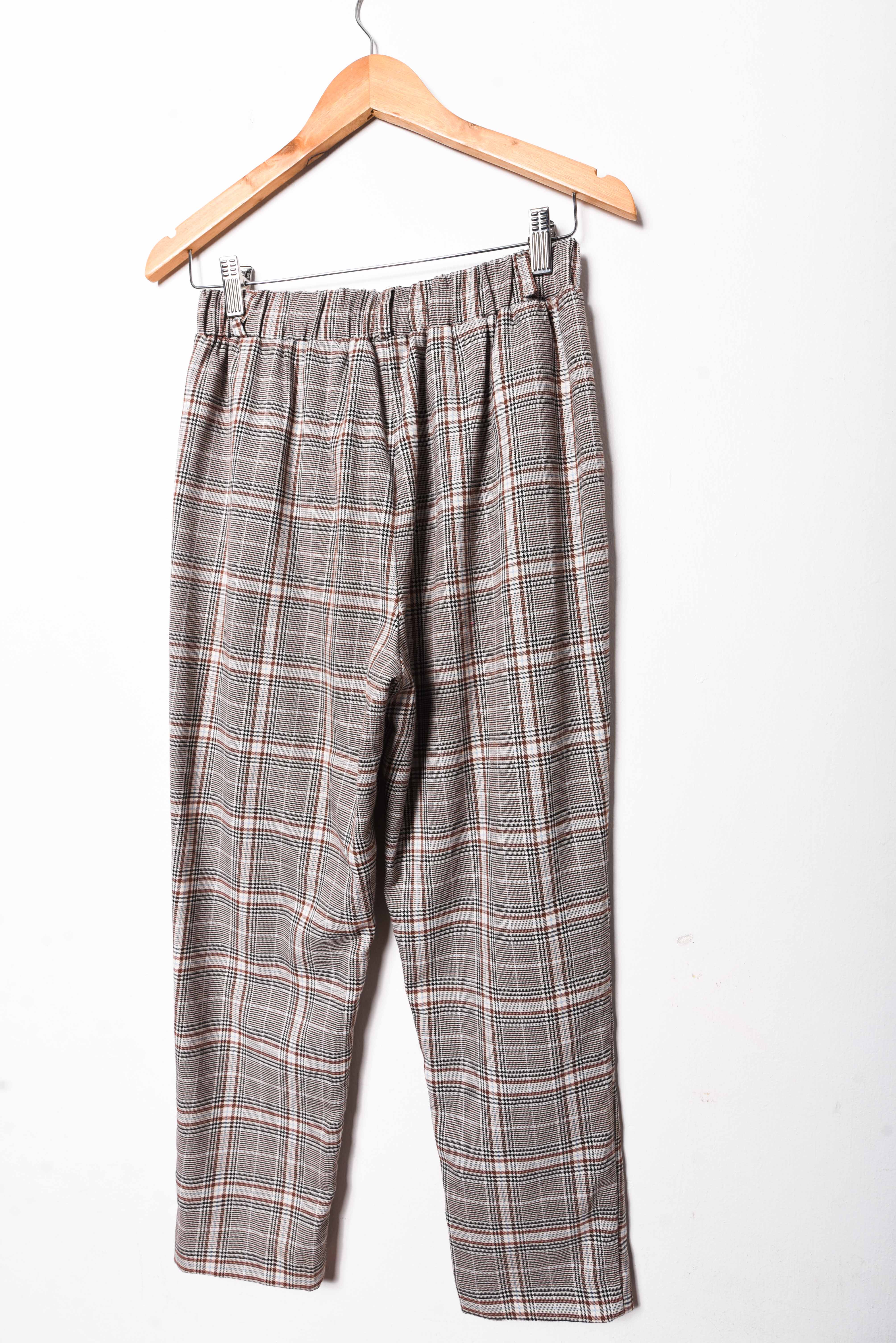 Pantalón tiro alto café Gales