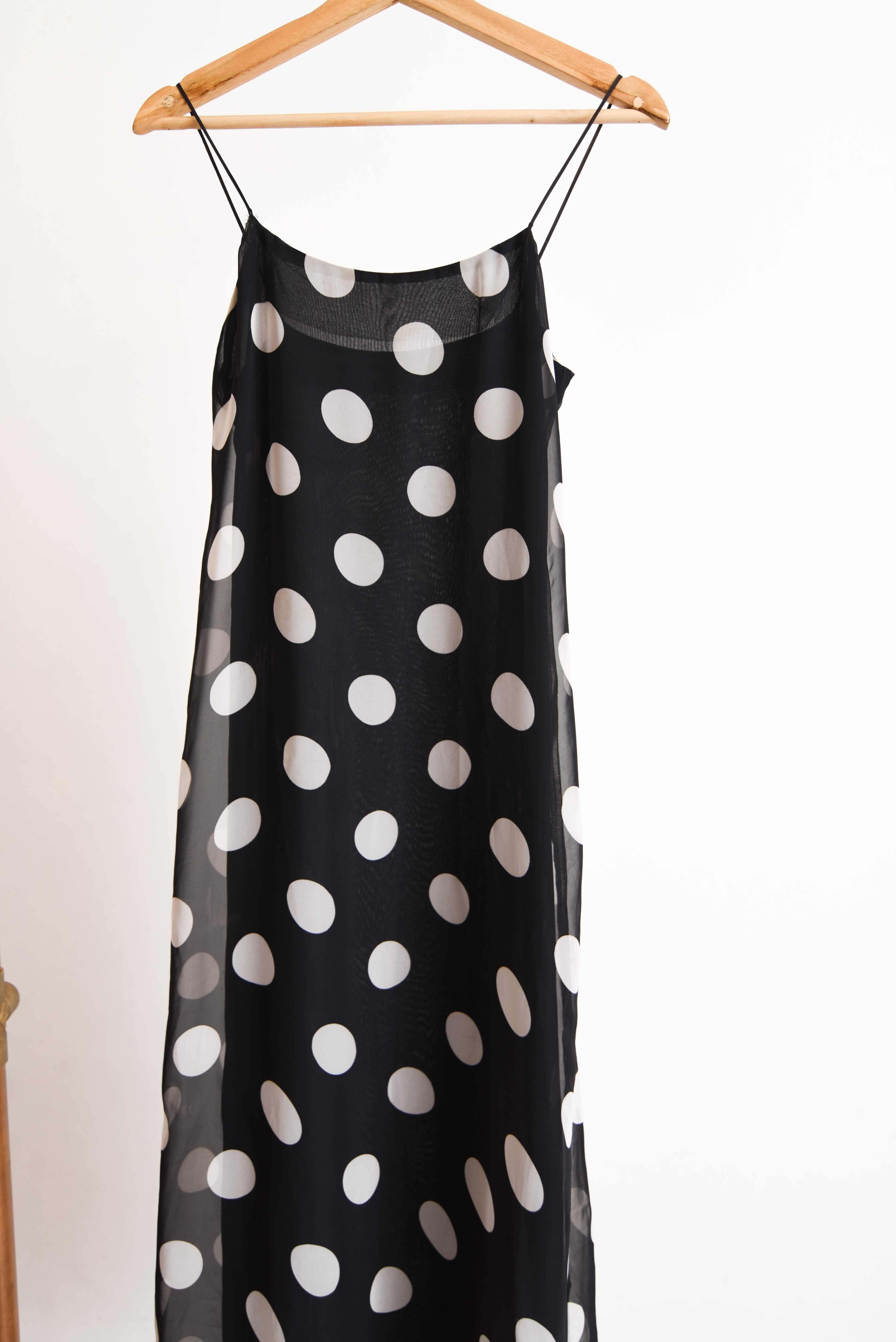 Vestido vaporoso lunares