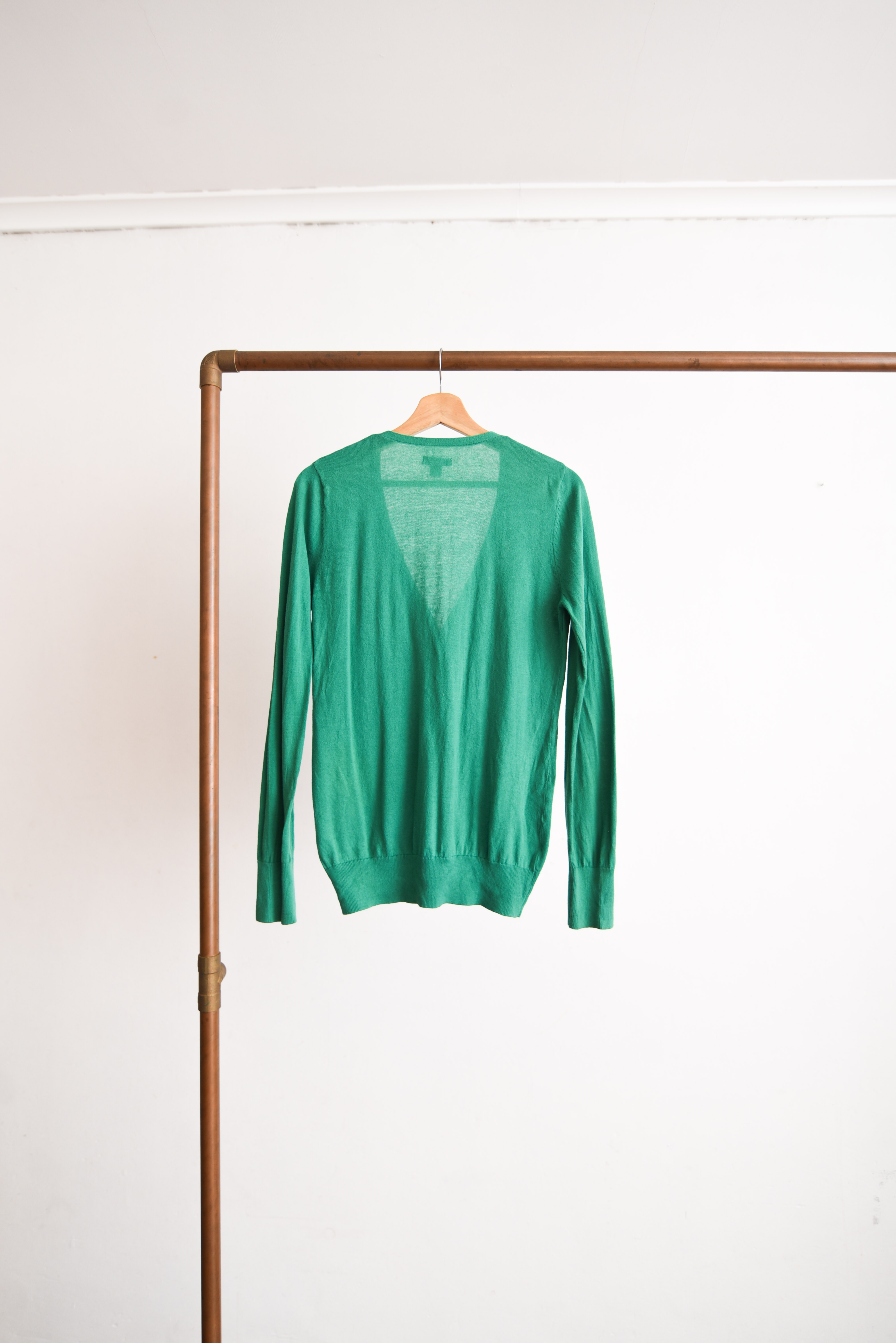 Cardigan verde básico