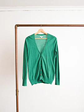 Cardigan verde básico