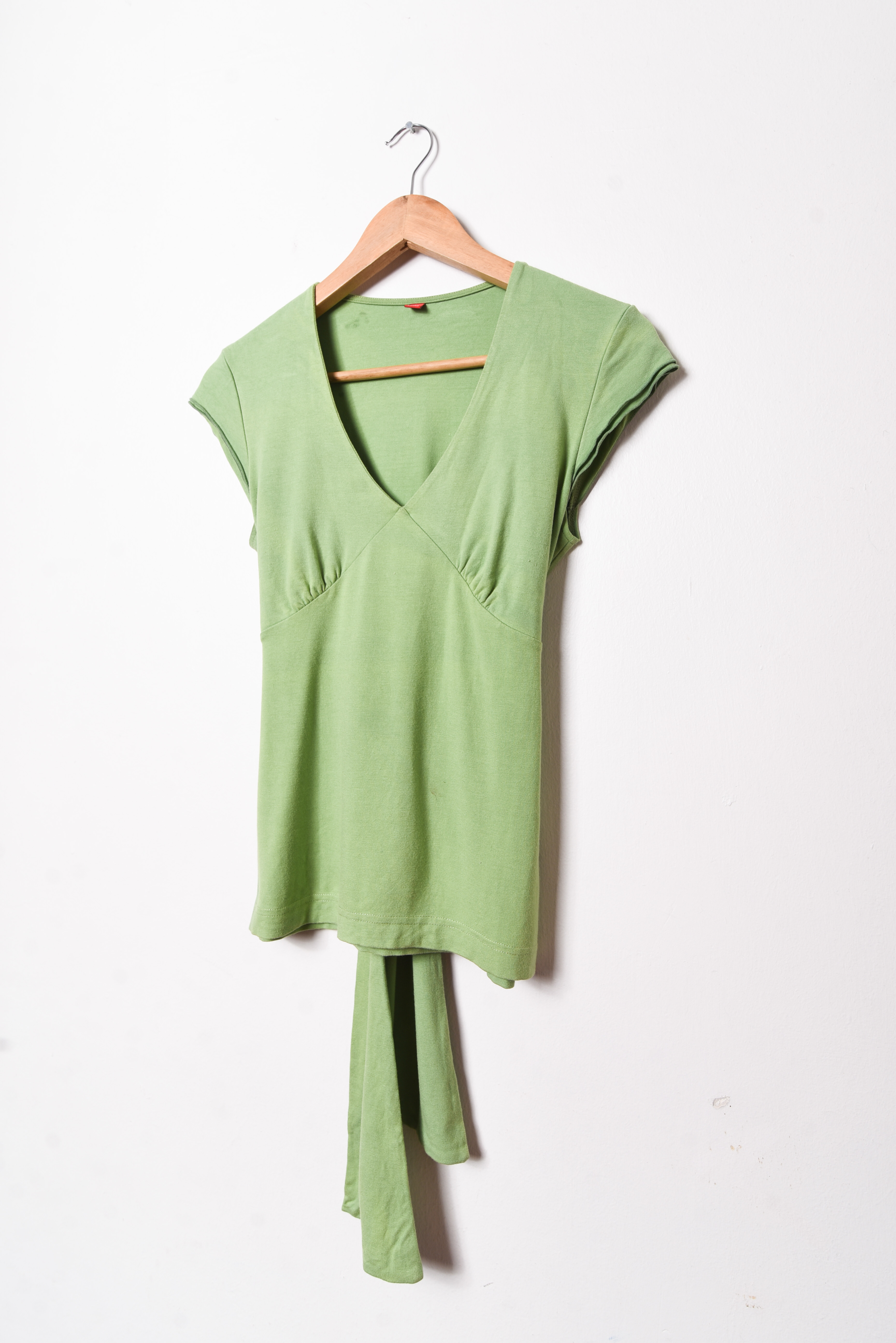 Top verde suave lazito