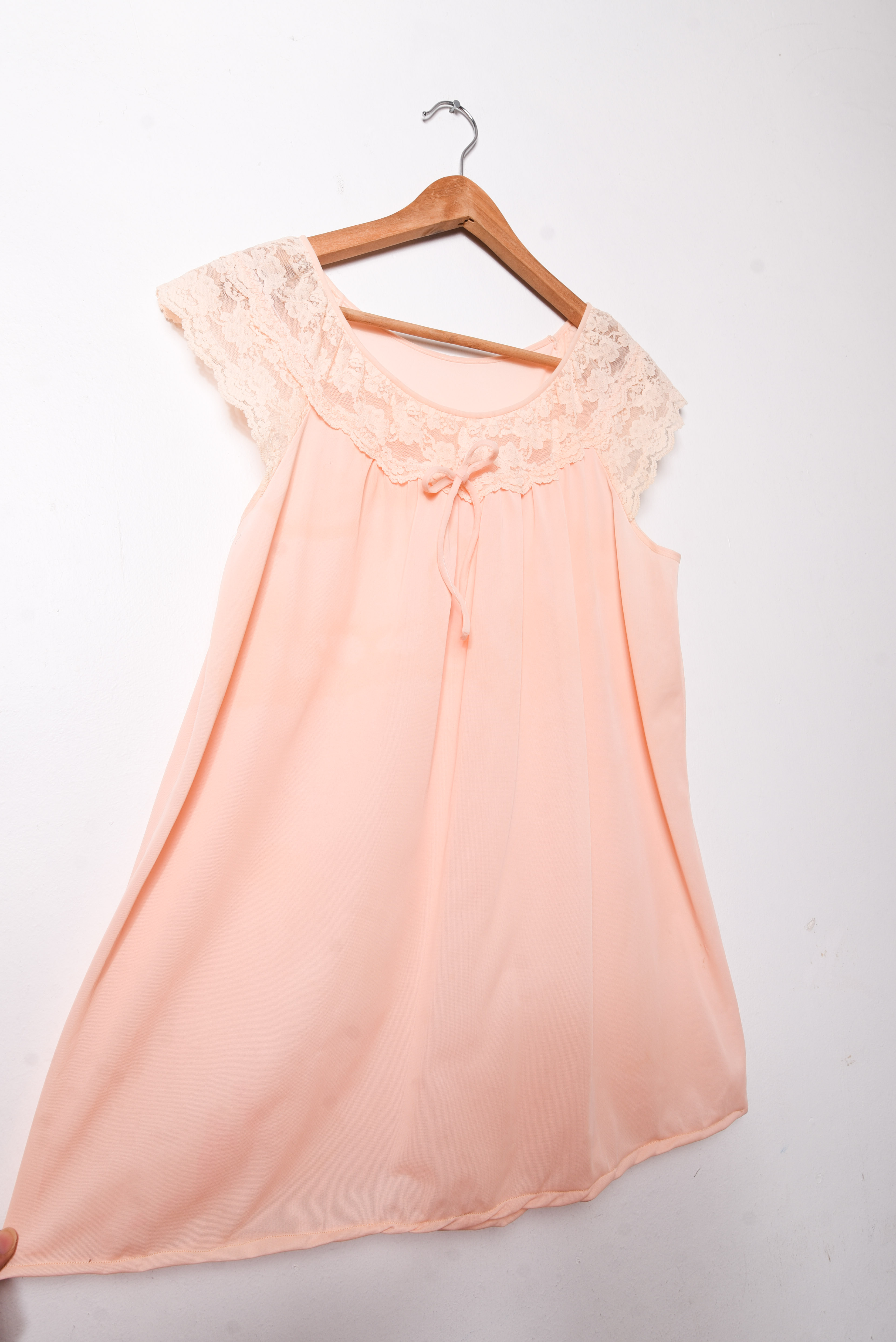Babydoll dress vintage peach