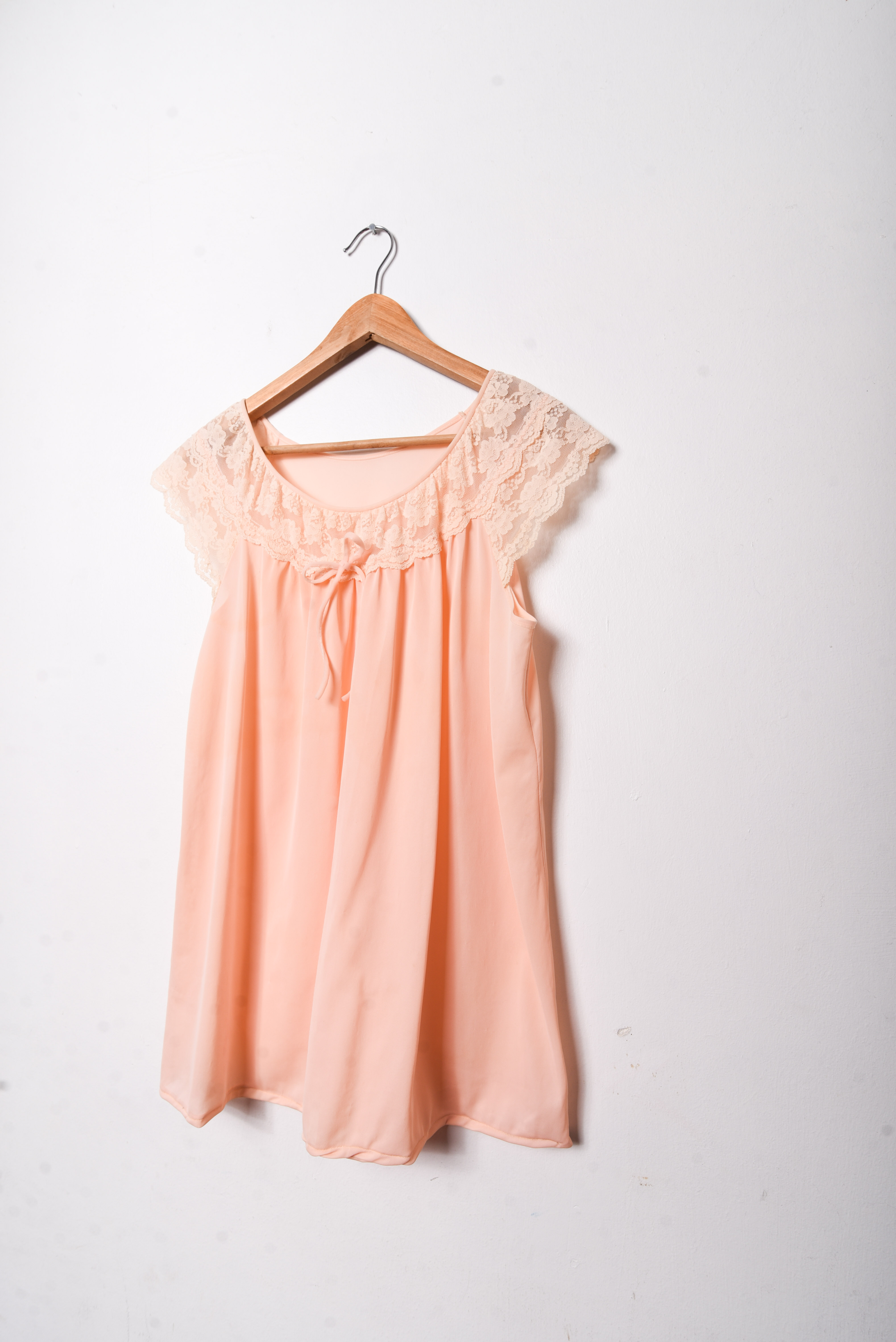 Babydoll dress vintage peach