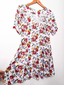 Vestido vintage floral California