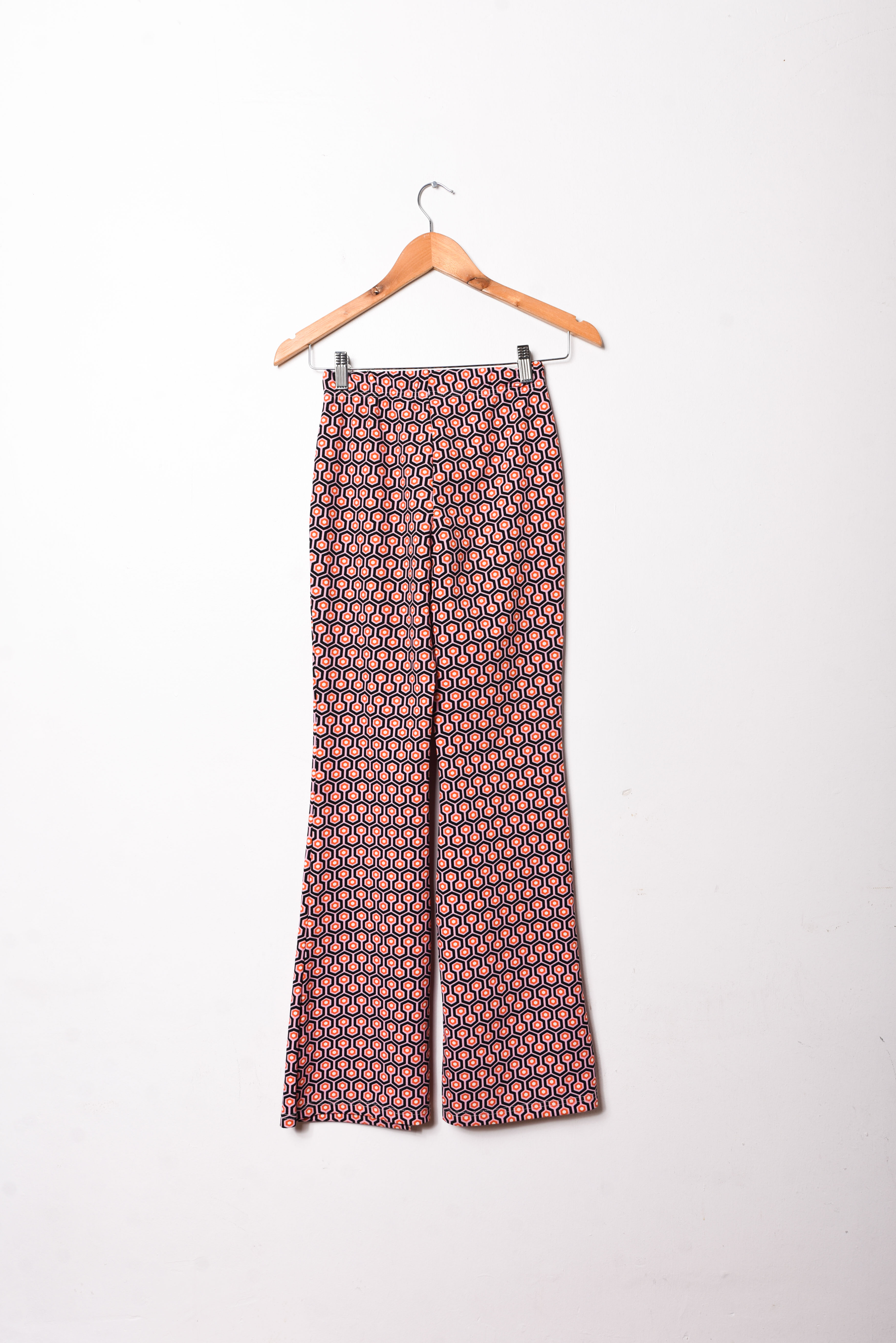 Pantalón retro print flare