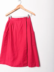 Falda magenta vintage cotton