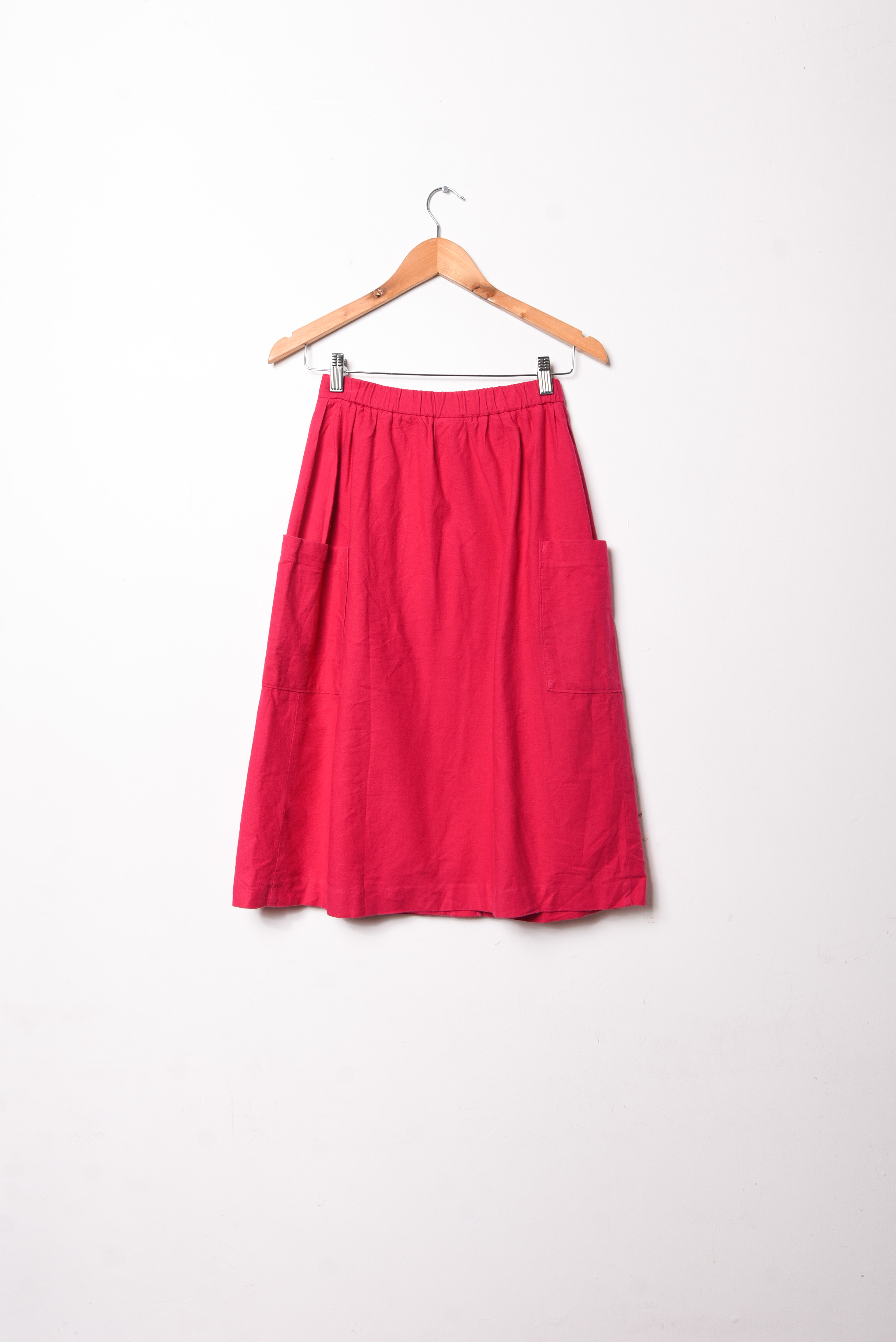 Falda magenta vintage cotton