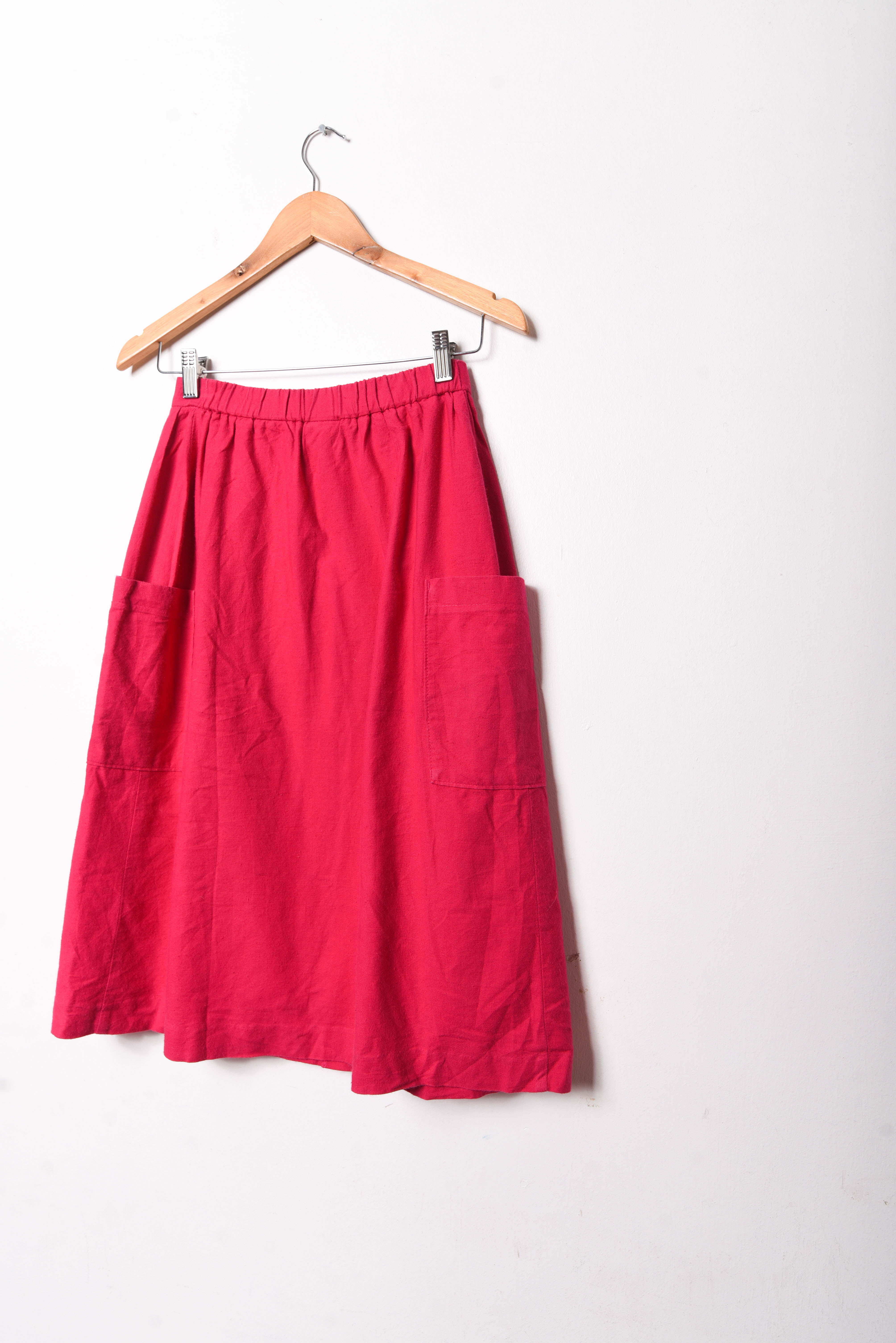 Falda magenta vintage cotton