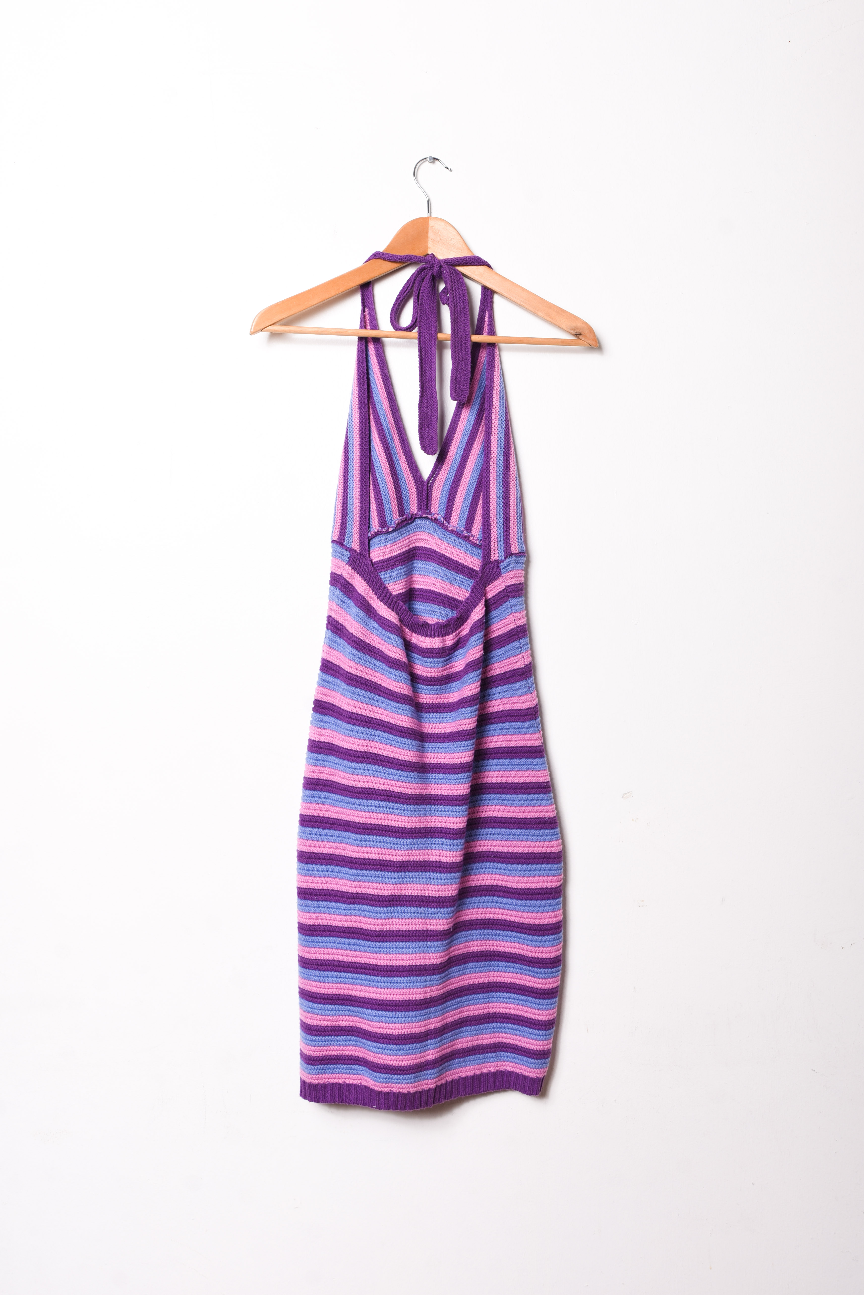 Vestido tejido lila