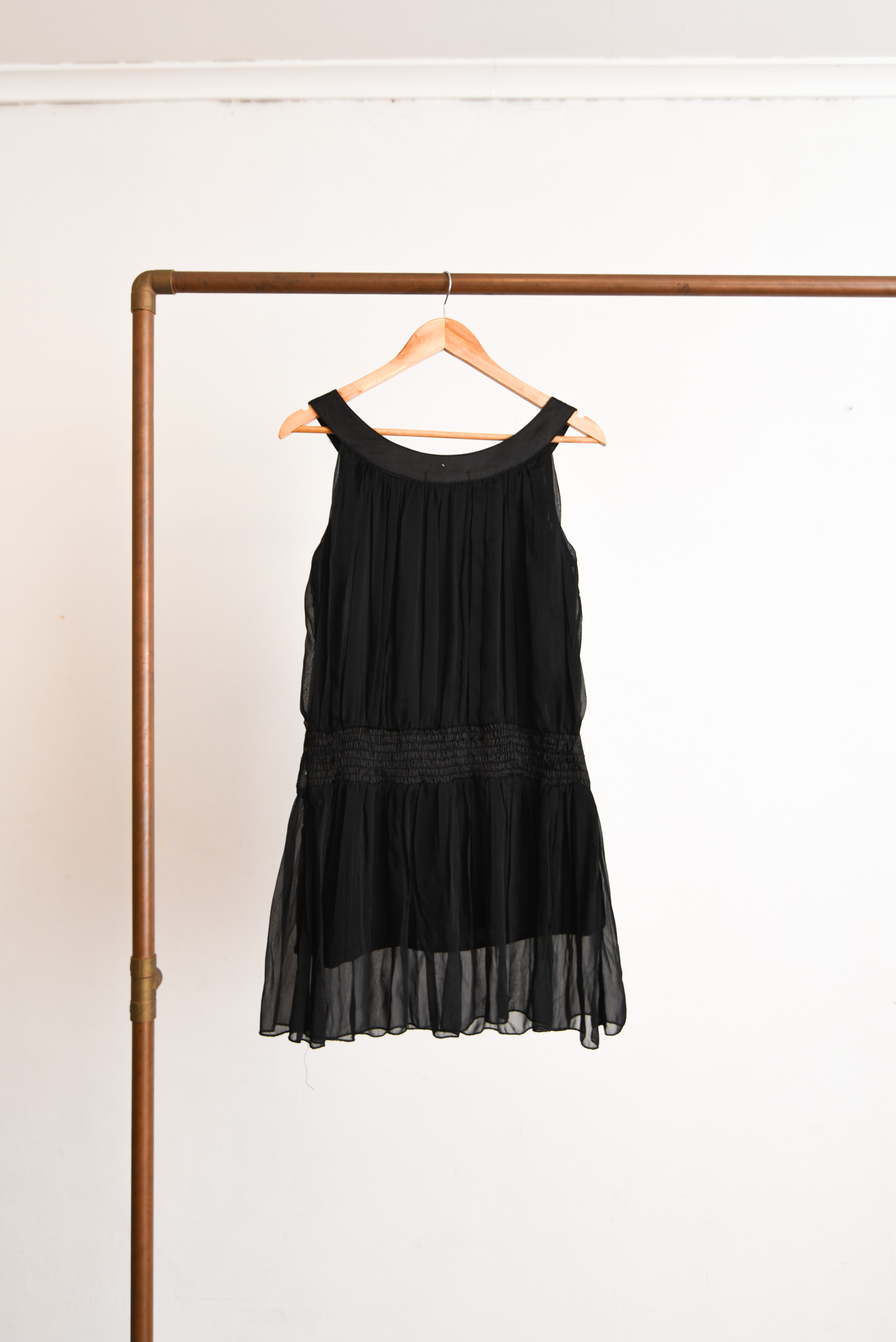 Mini dress vaporoso black 