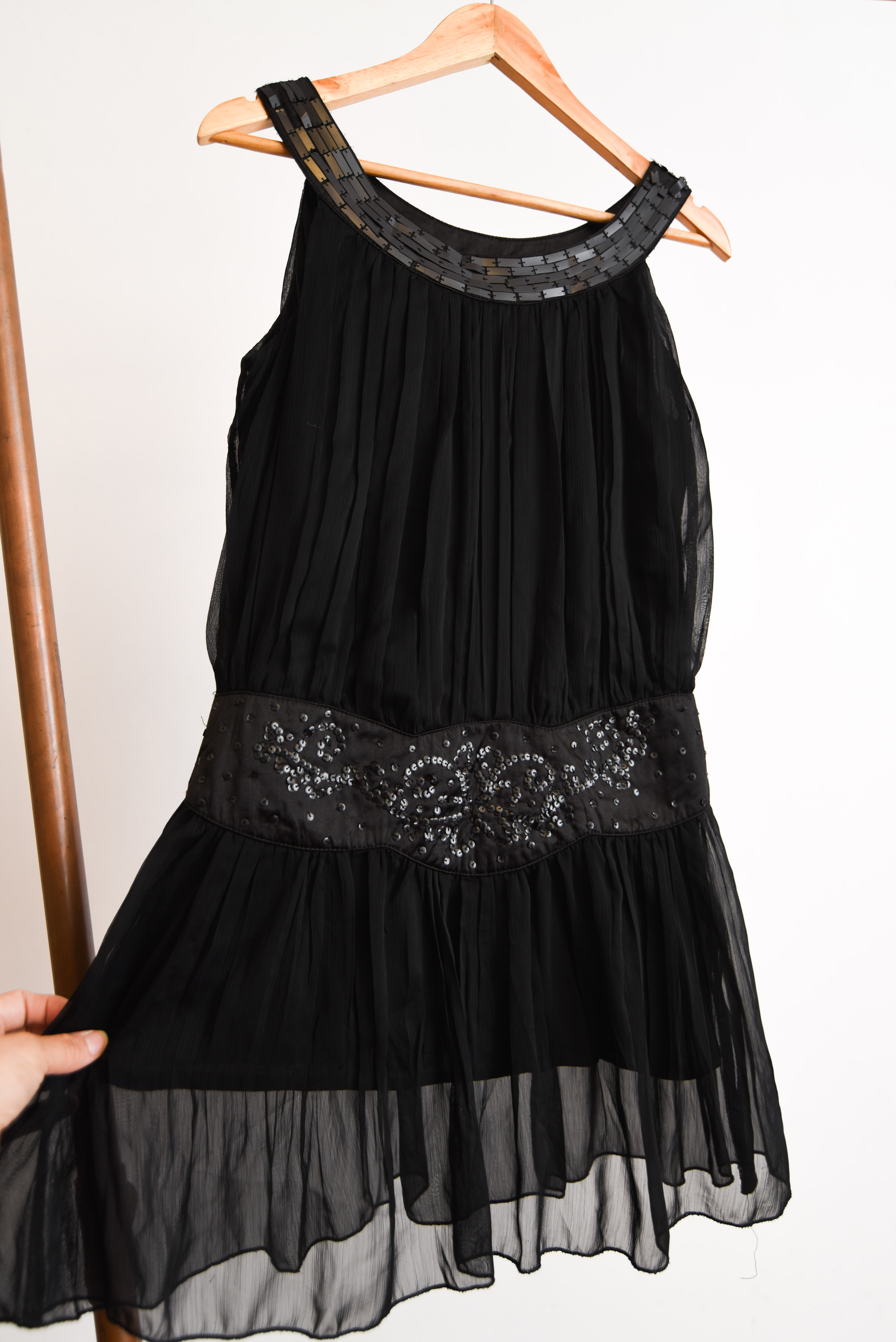 Mini dress vaporoso black 