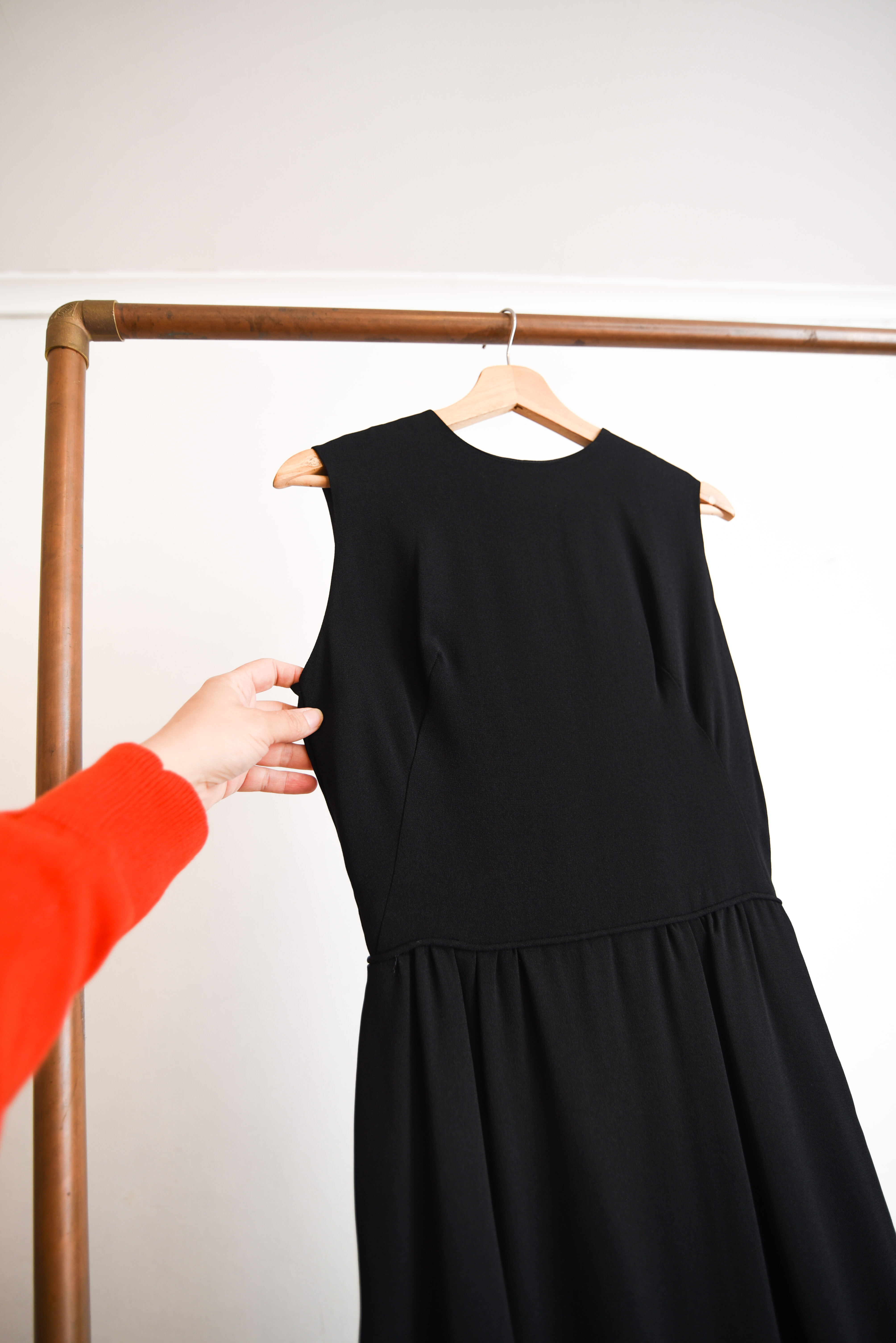 Maxi vestido vintage Odette California 60s