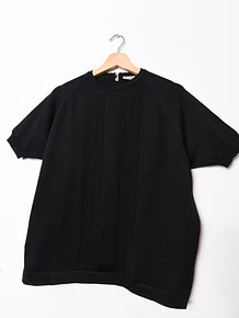 Top tejido black 60s