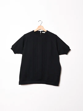 Top tejido black 60s
