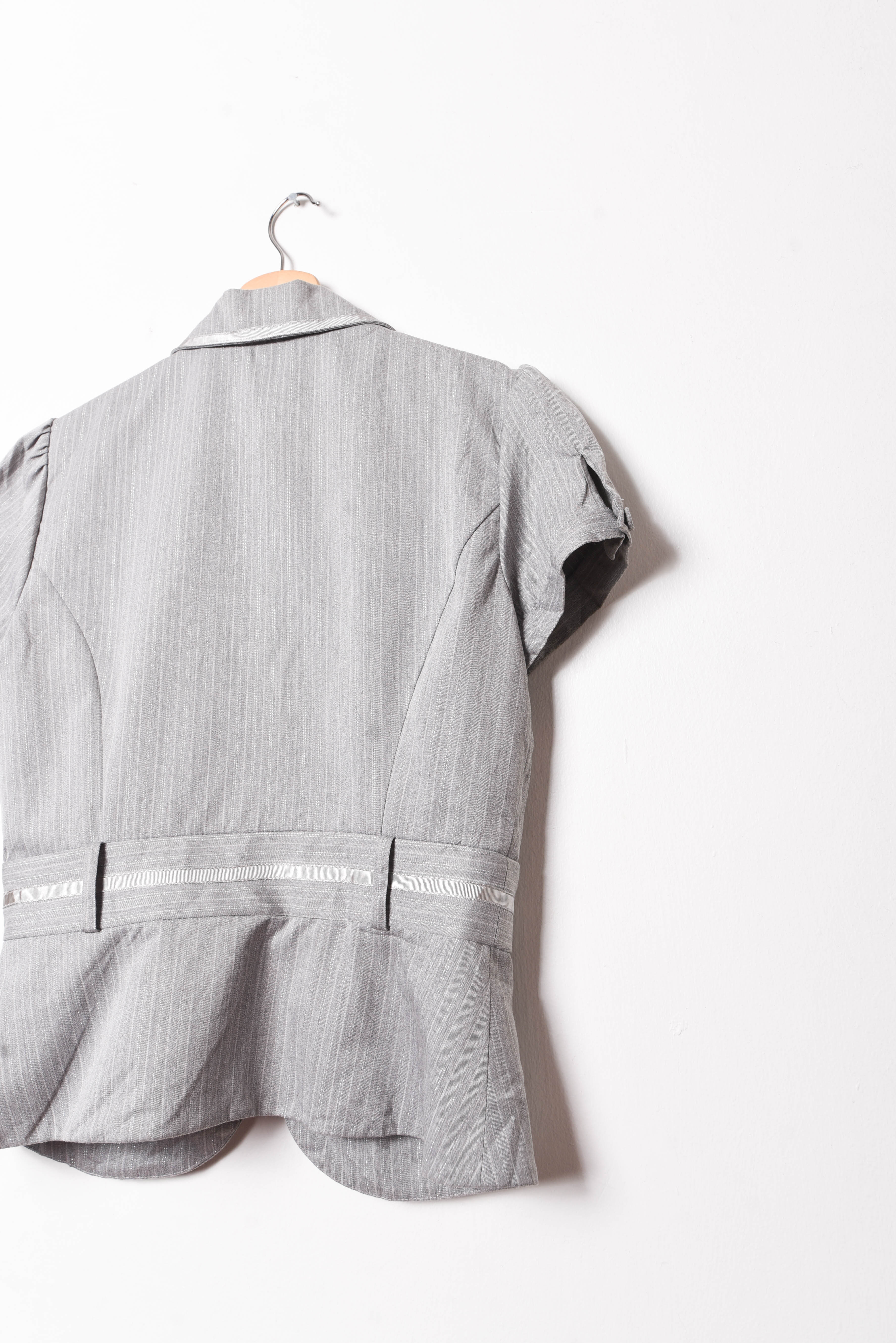 Blazer y2k gris prinstripe