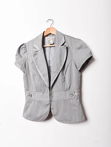 Blazer y2k gris prinstripe