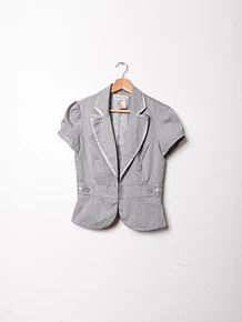 Blazer y2k gris prinstripe