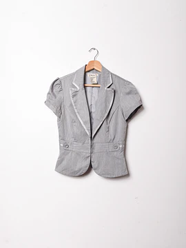 Blazer y2k gris prinstripe