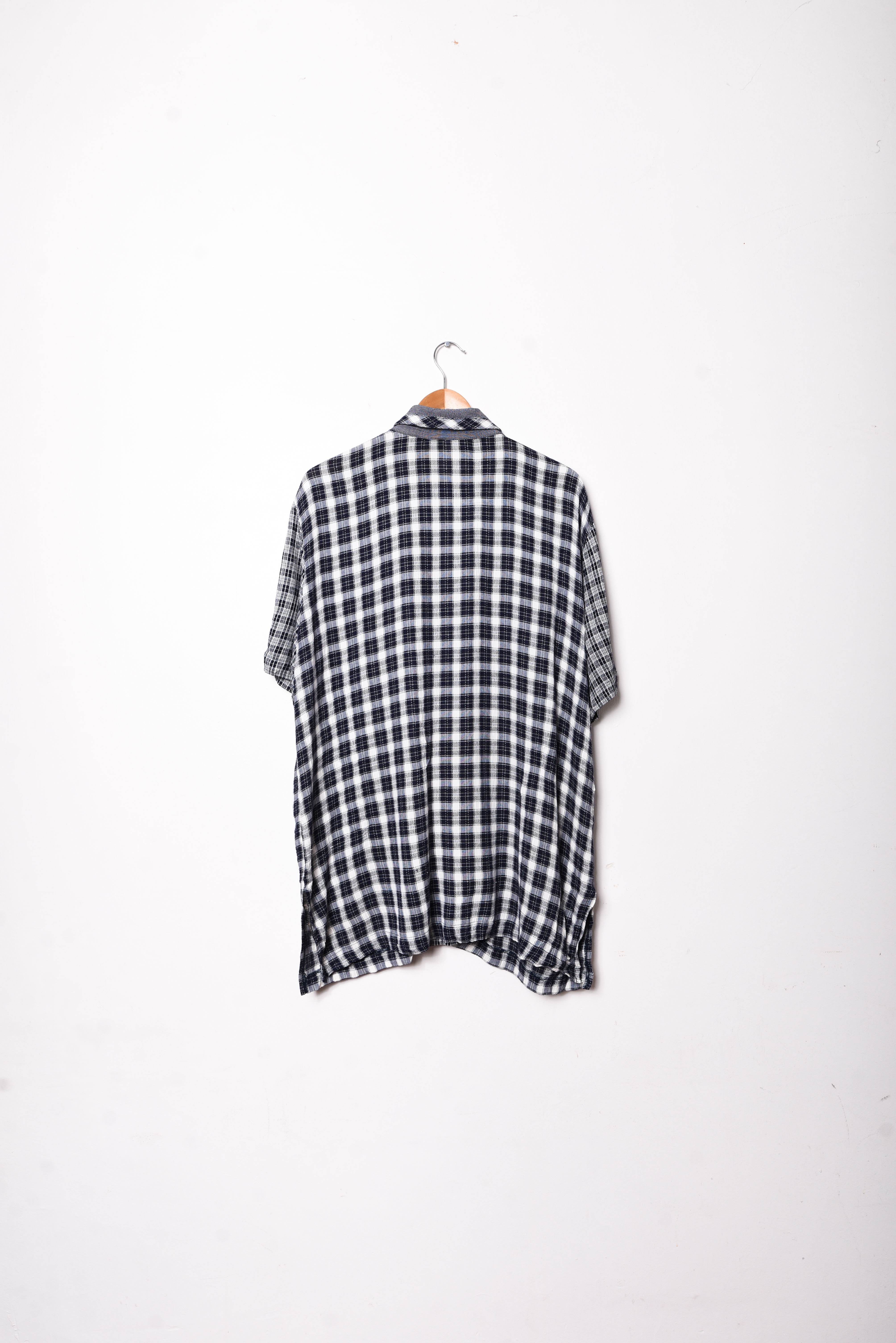 Camisa blue gingham 90s