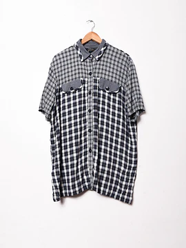 Camisa blue gingham 90s