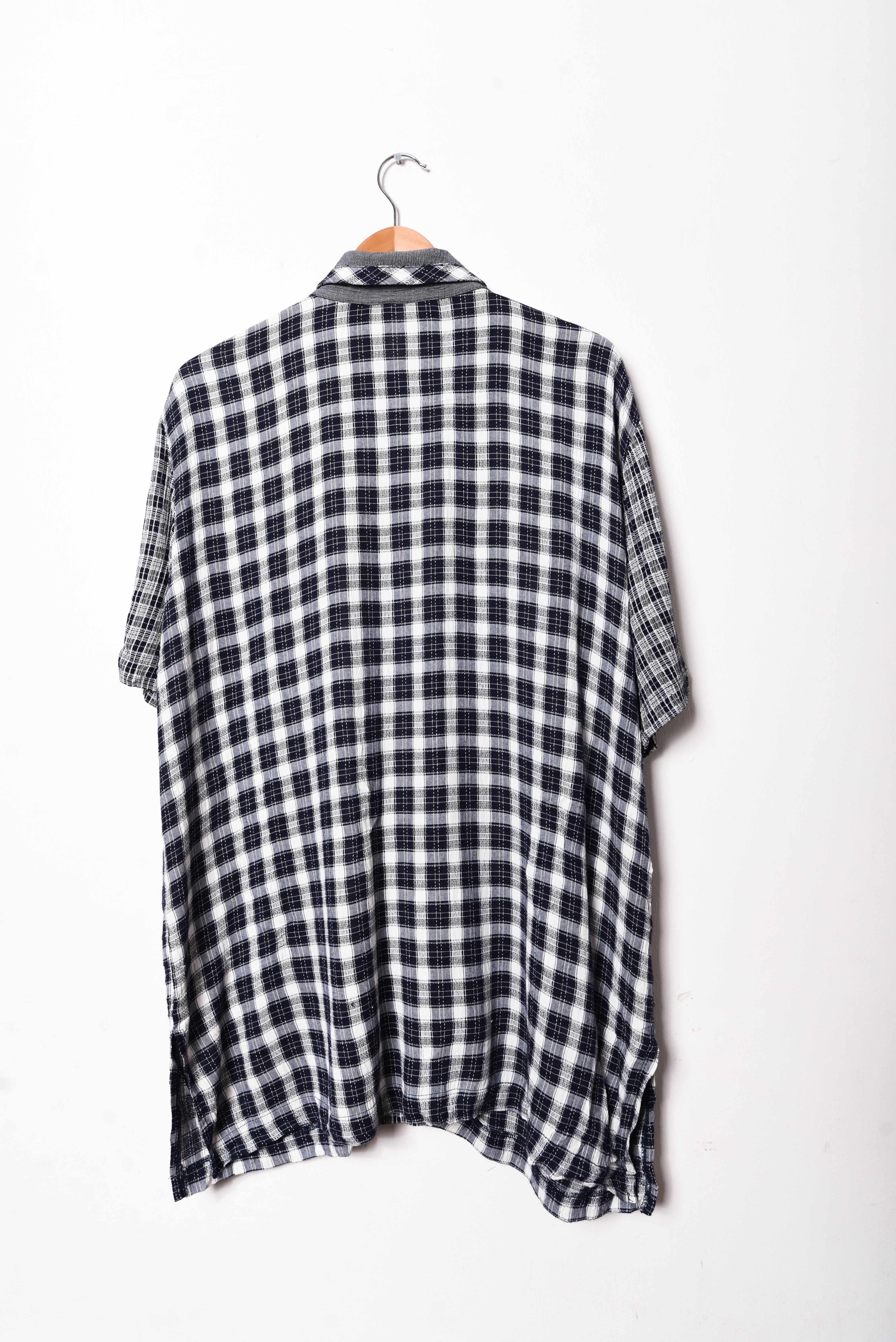 Camisa blue gingham 90s