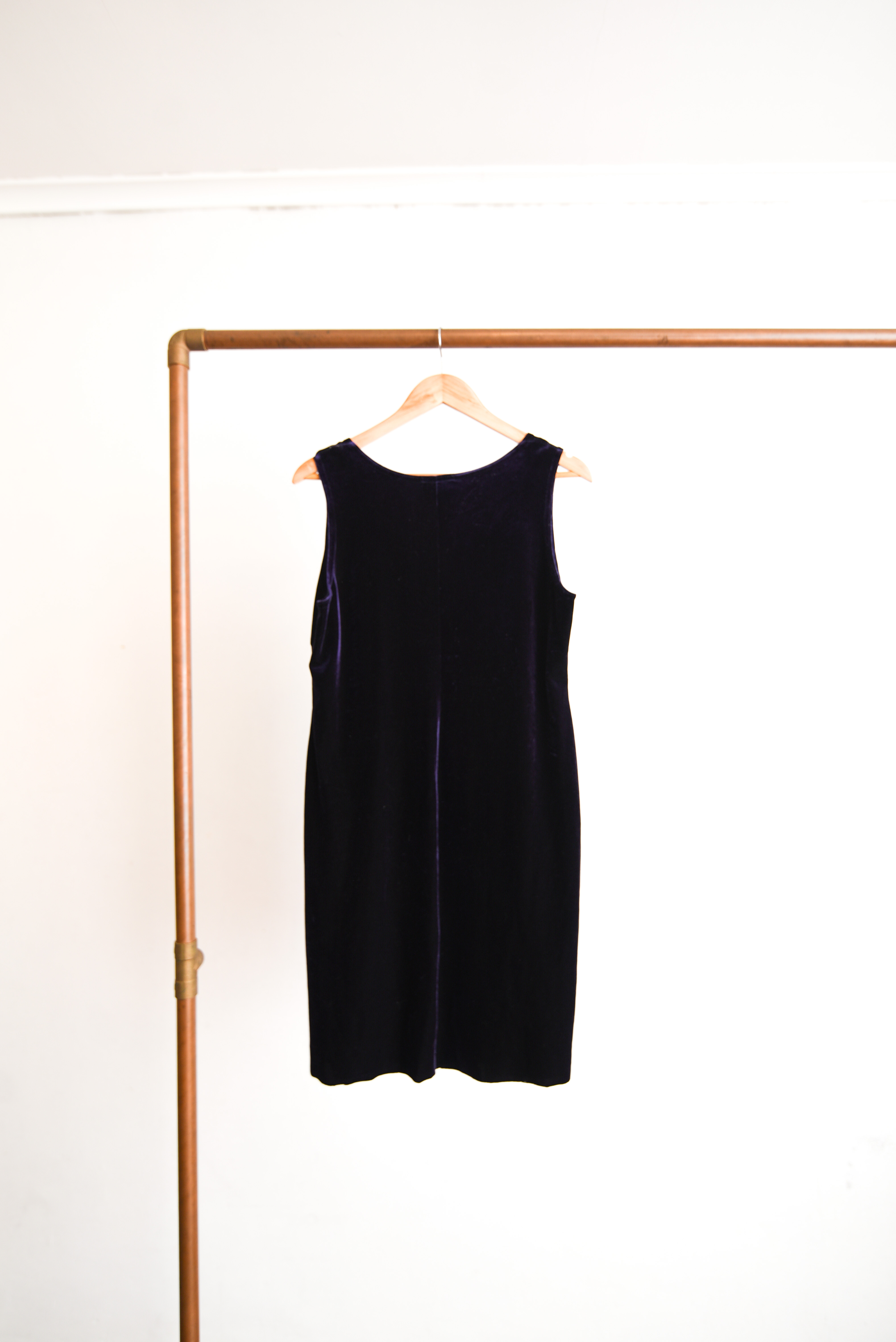 Vestido morado 90s plush party