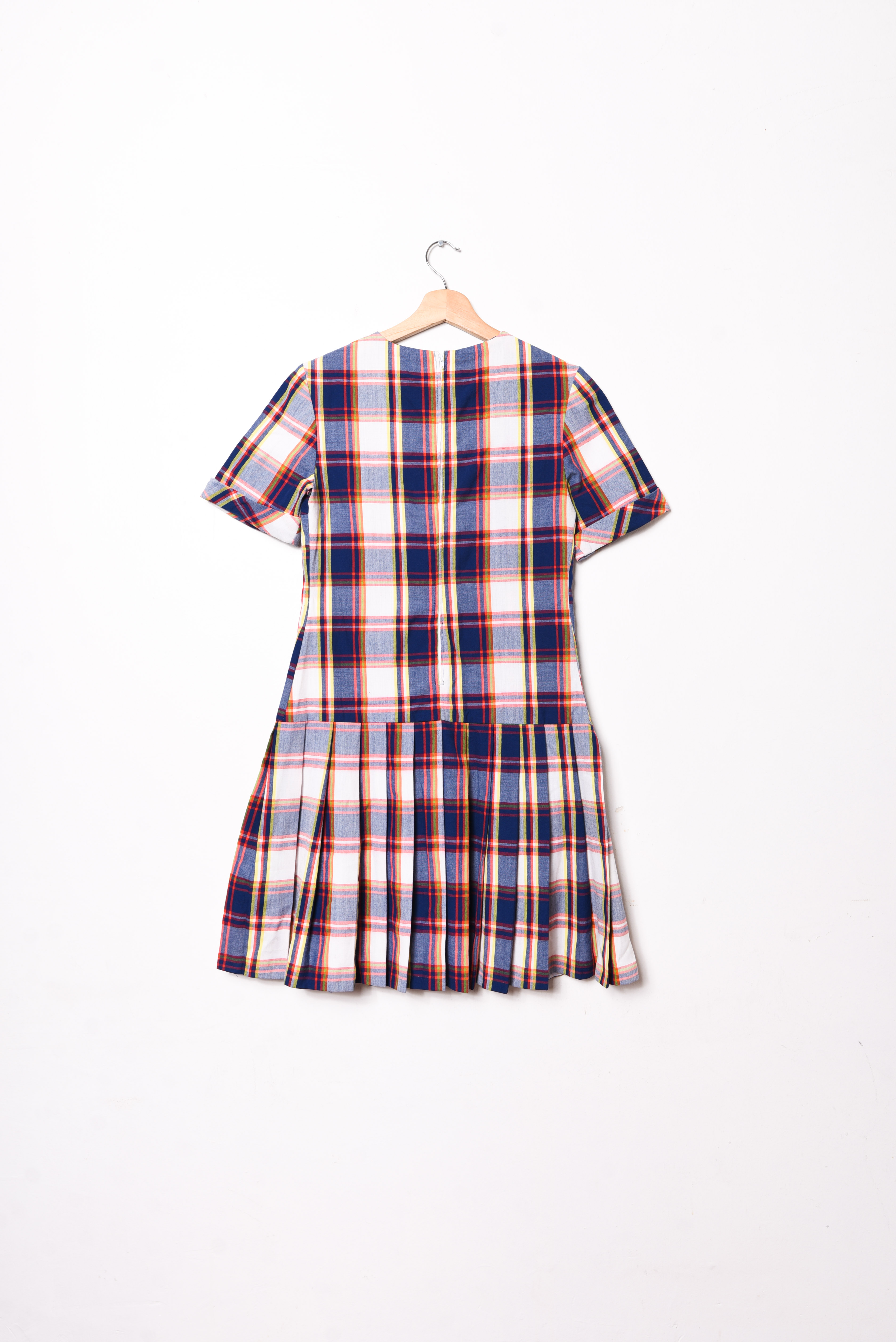 Vestido vintage tartán tablas