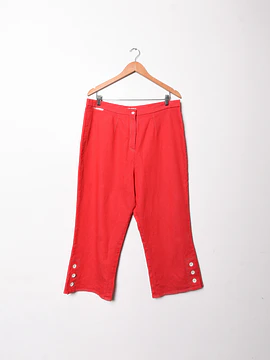Pantalón rojo denim