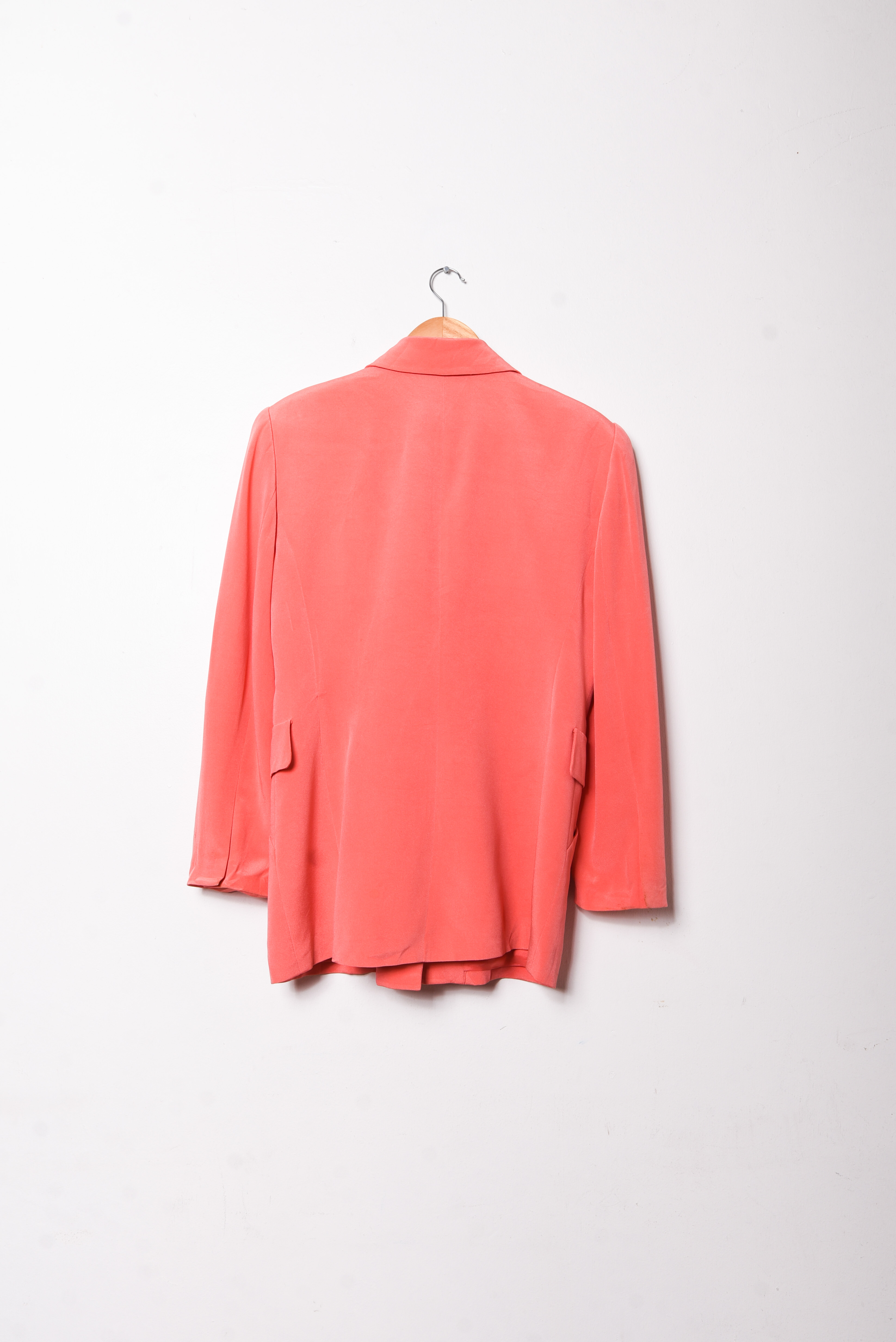 Blazer coral seda 90s
