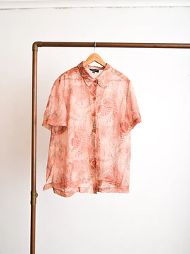 Blusa coral transparencia 90s